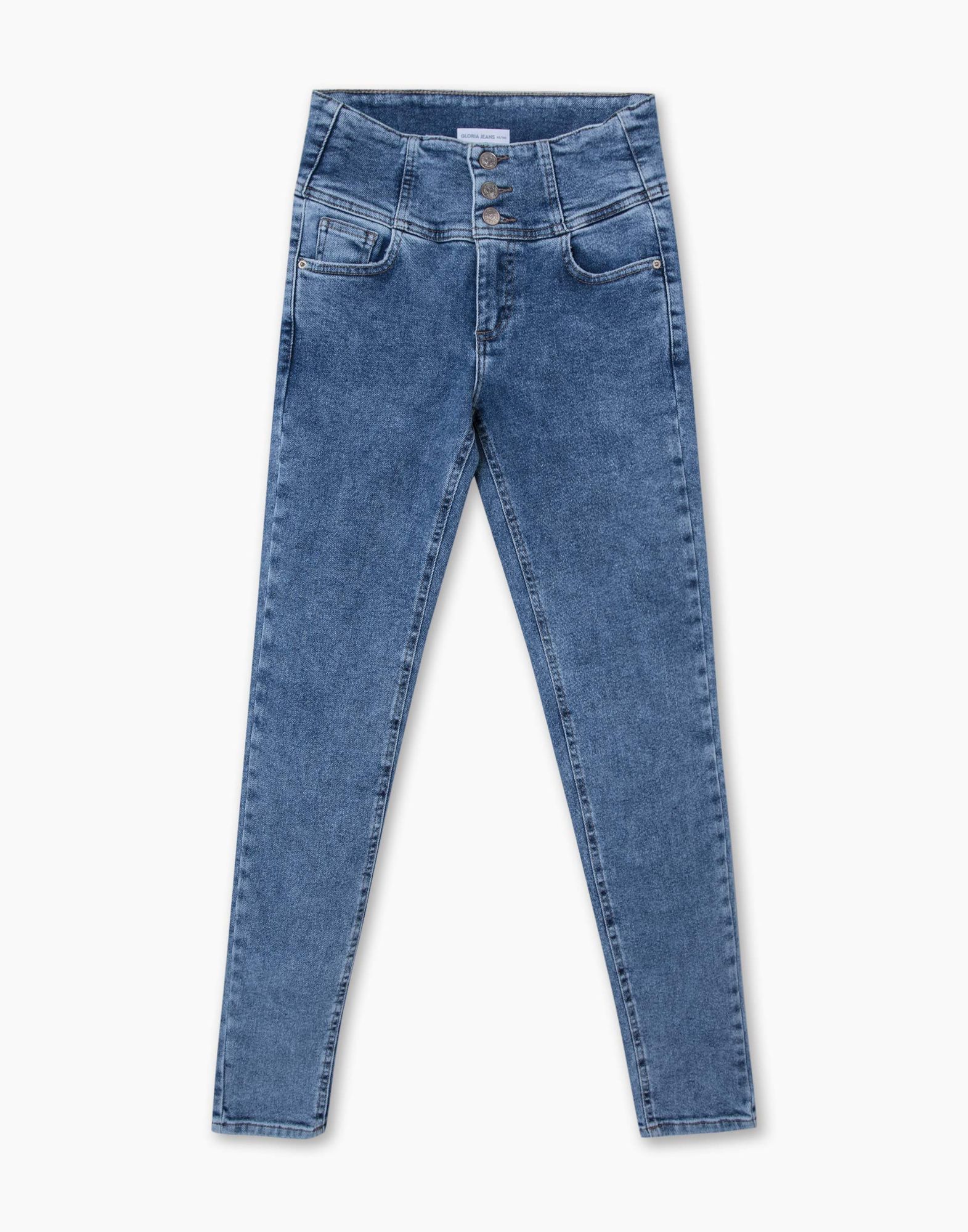 Облегающие джинсы Legging Wide Waist с высокой талией-5