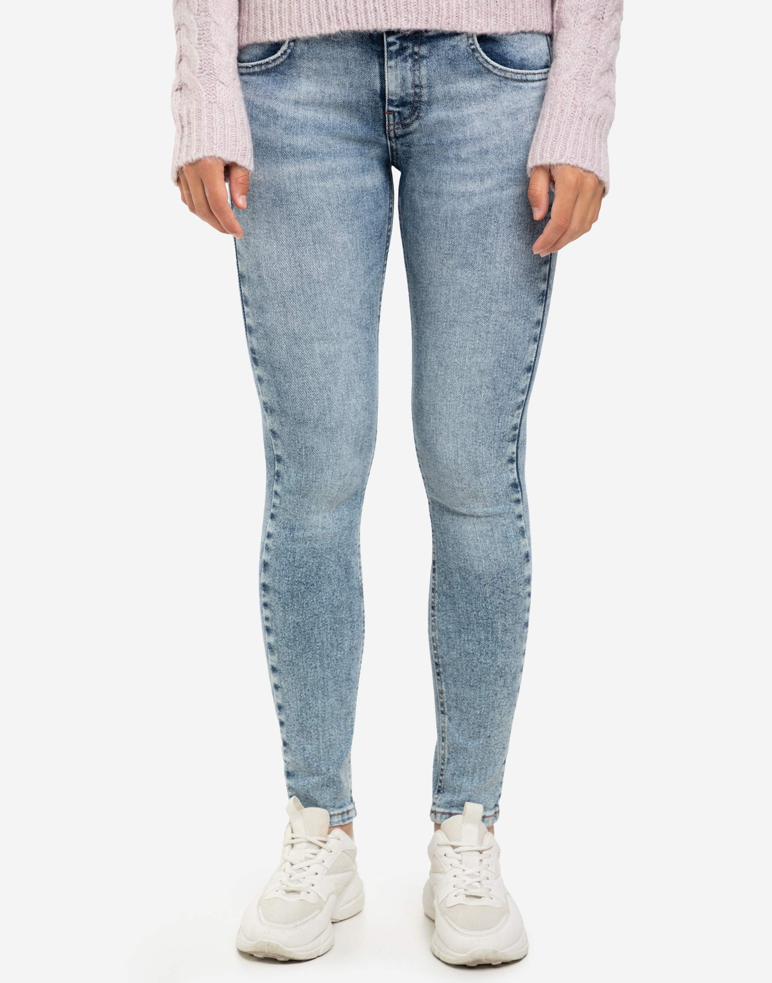 Облегающие джинсы Legging Wide waist с высокой посадкой GJN022420-1 ...