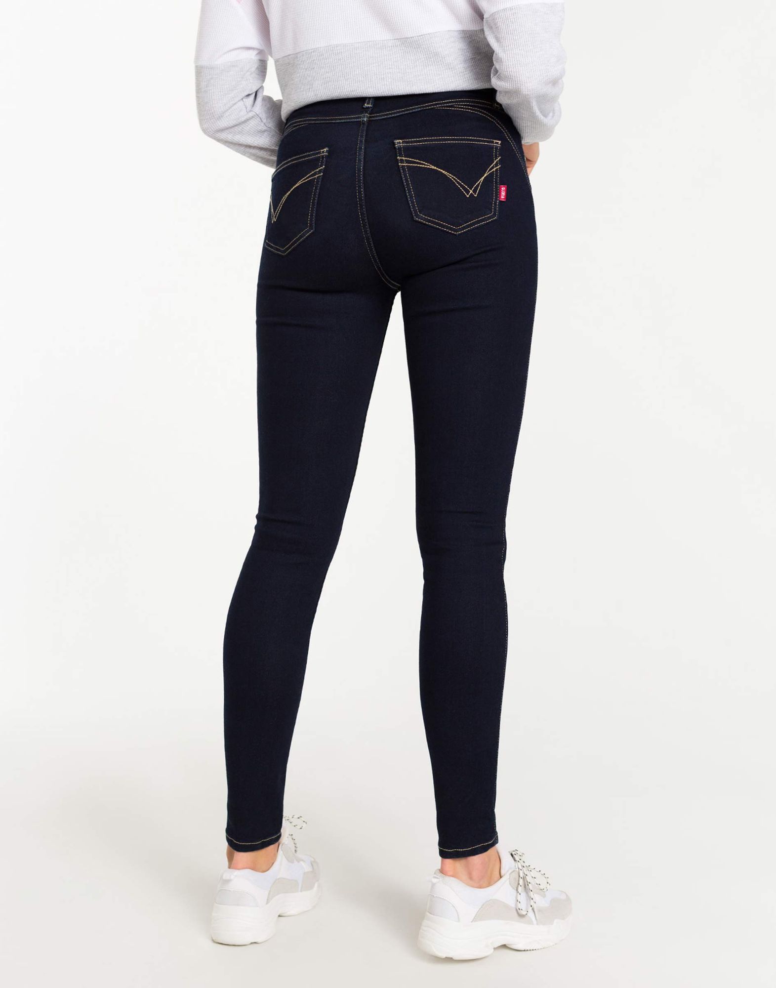 Облегающие джинсы Legging с высокой талией-1