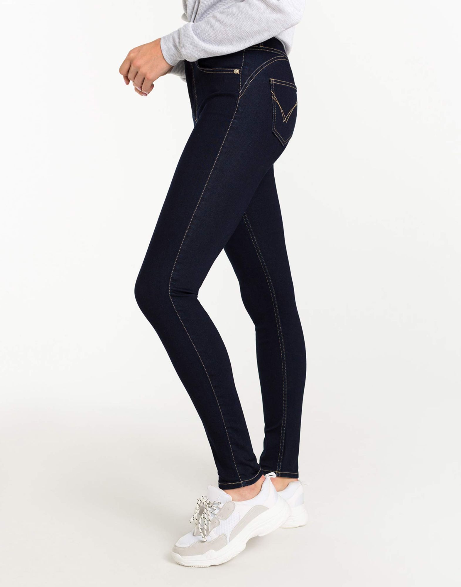 Облегающие джинсы Legging с высокой талией-2
