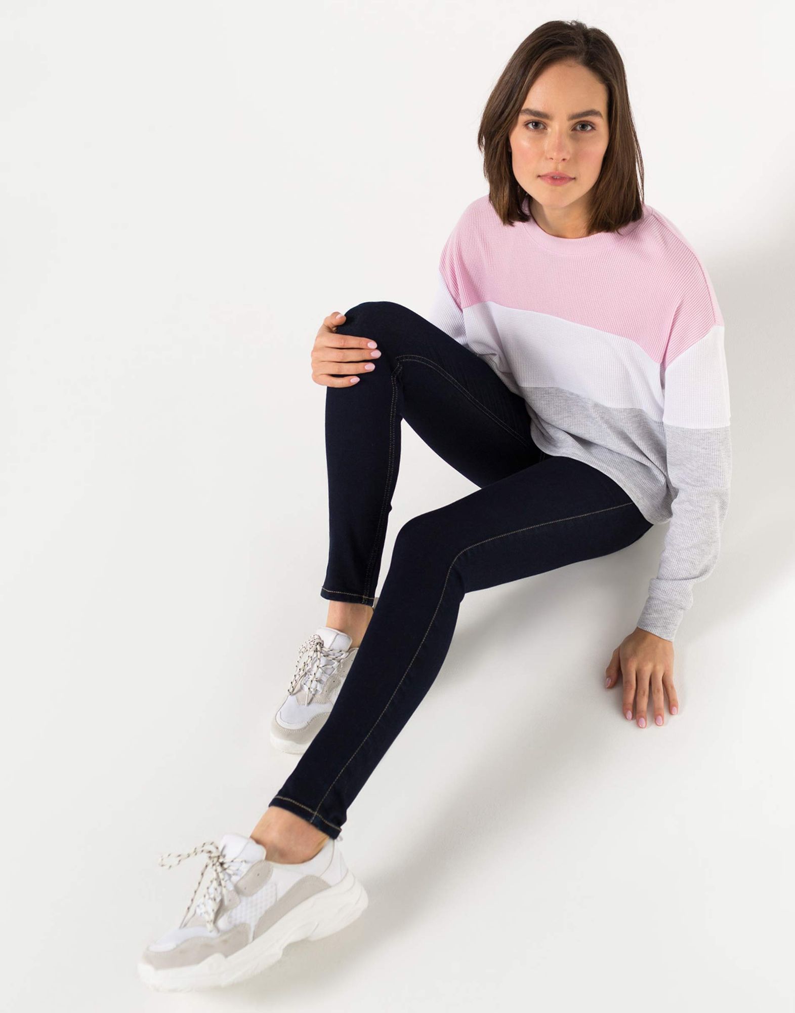 Облегающие джинсы Legging с высокой талией-3