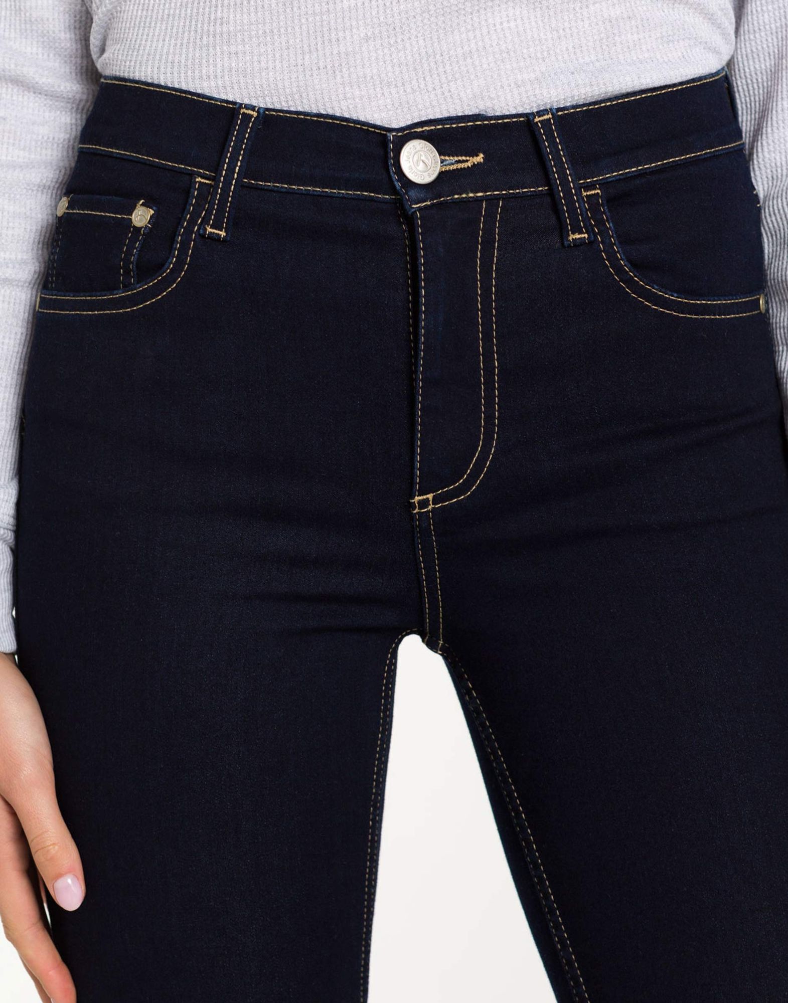 Облегающие джинсы Legging с высокой талией-5