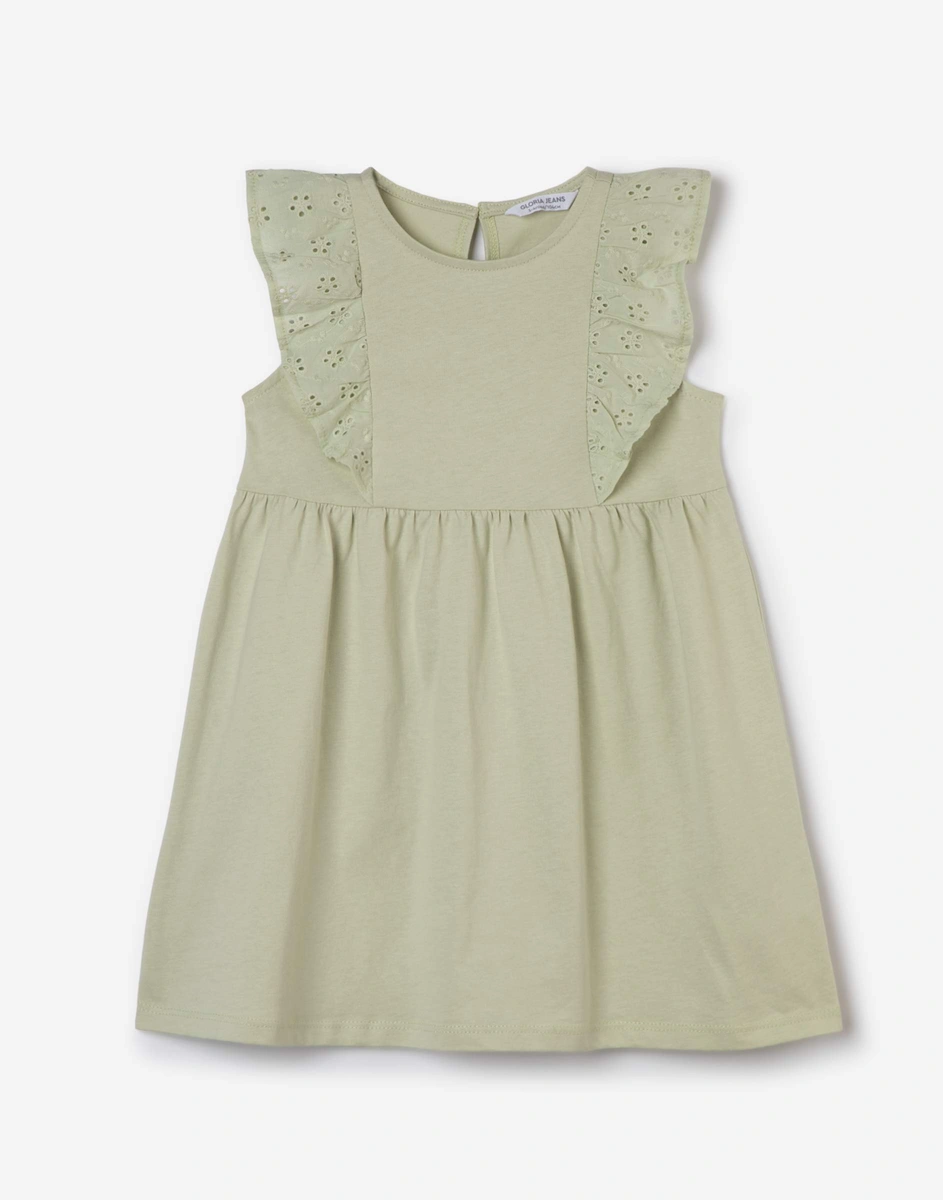 Оливковый сарафан с рукавами крылышками GDR027323-2 купить по цене от ...