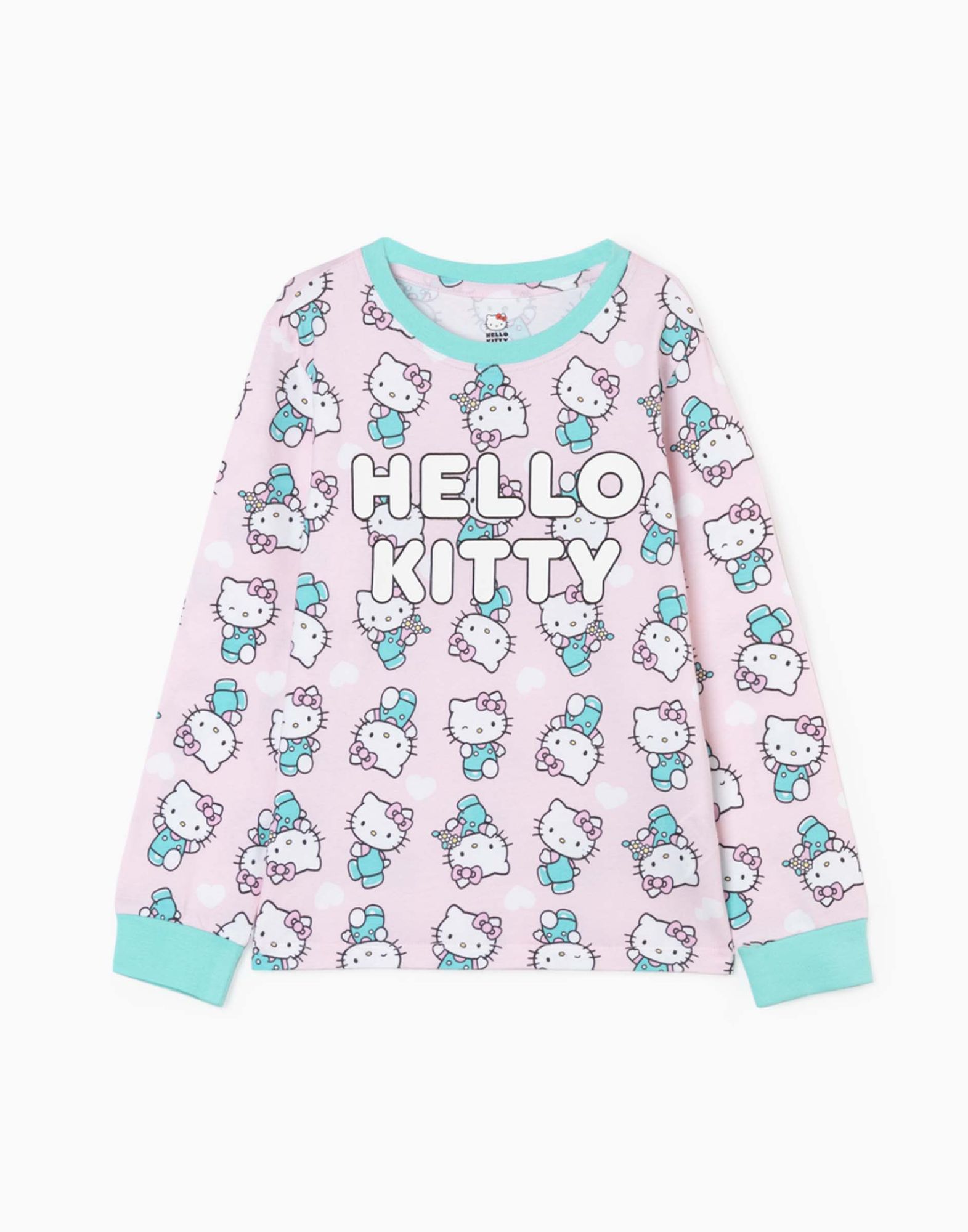 Пижама с длинным рукавом Hello Kitty для девочки-2