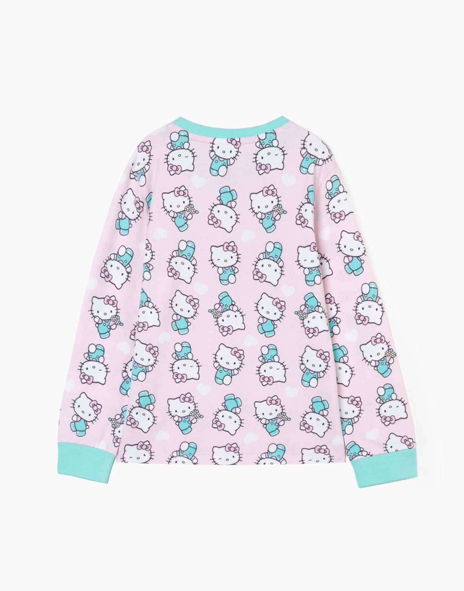 Пижама с длинным рукавом Hello Kitty для девочки-3