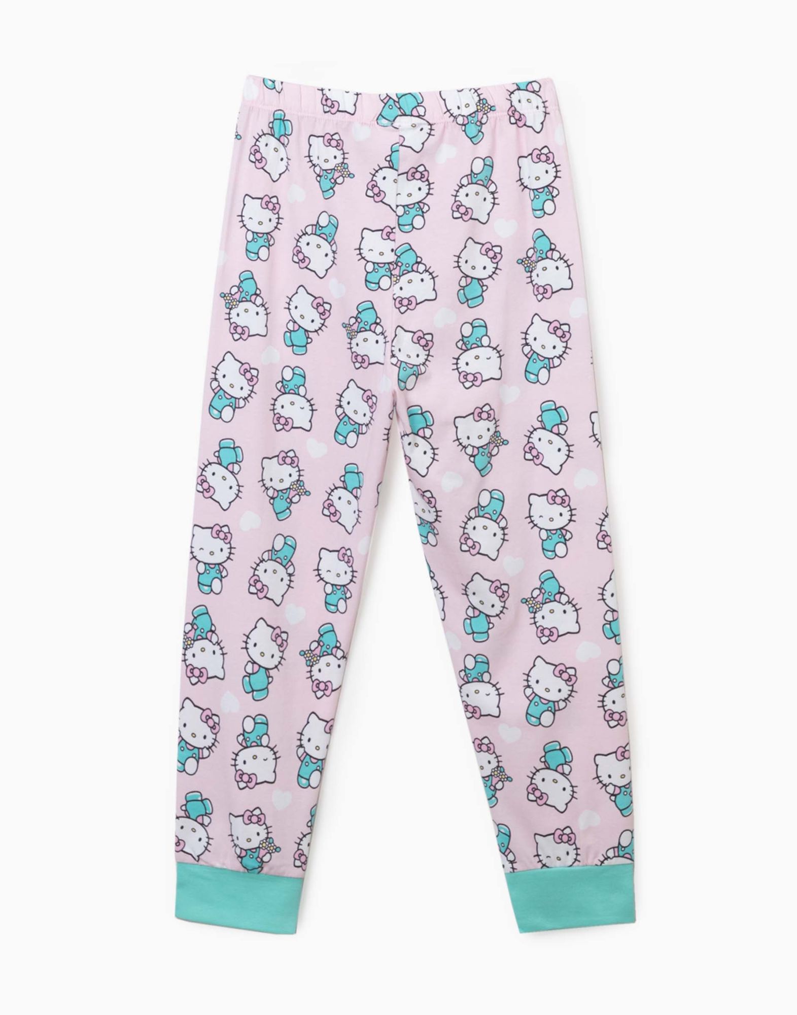 Пижама с длинным рукавом Hello Kitty для девочки-4
