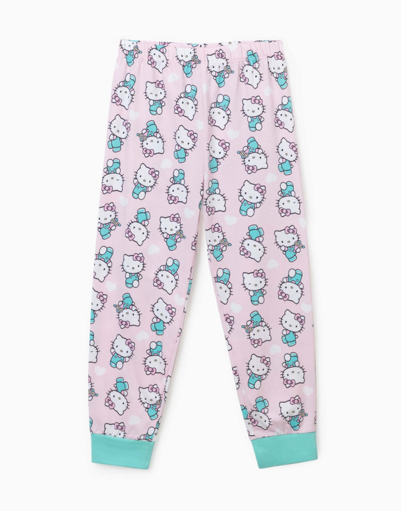 Пижама с длинным рукавом Hello Kitty для девочки-5