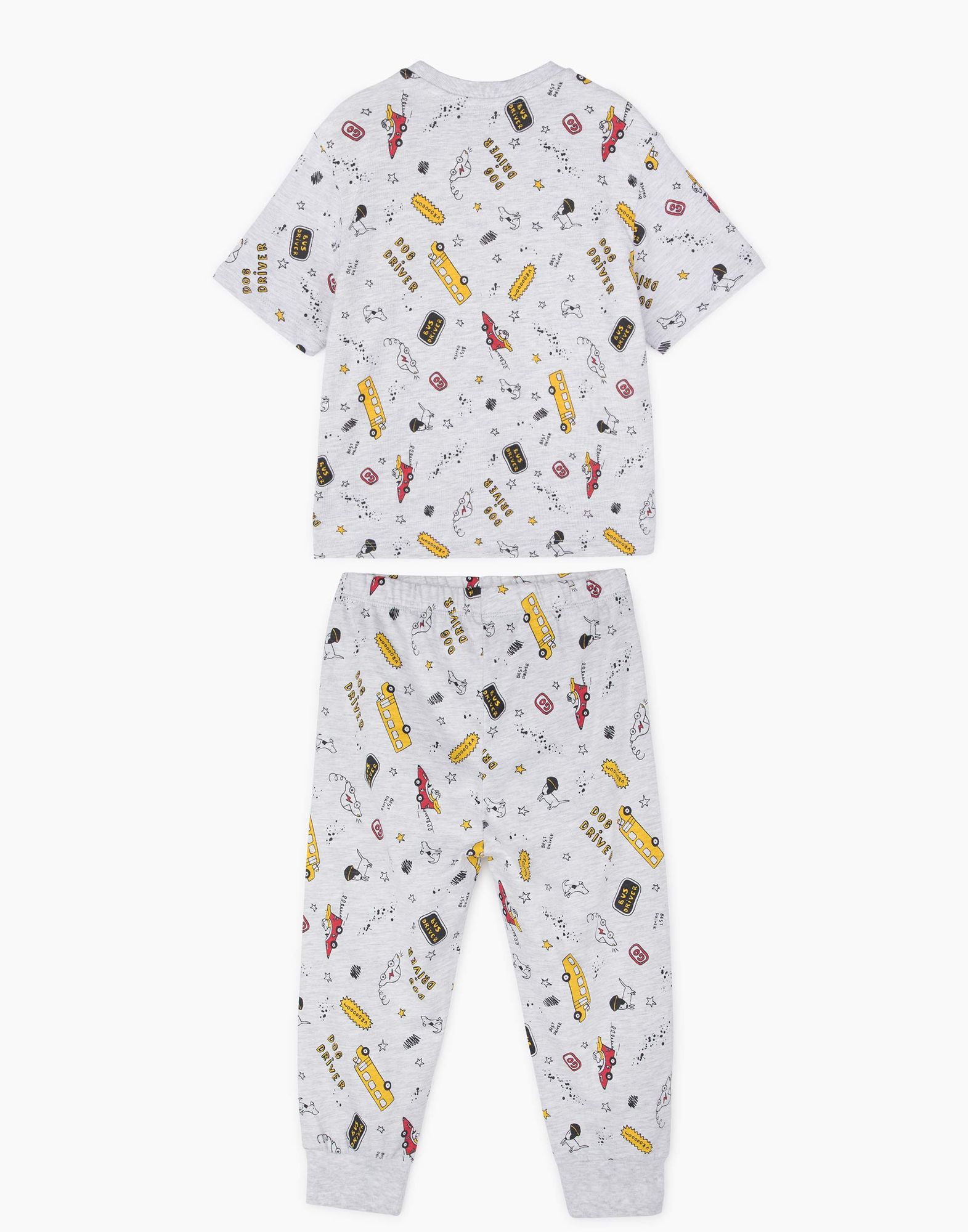 Пижама с машинками для мальчика-1