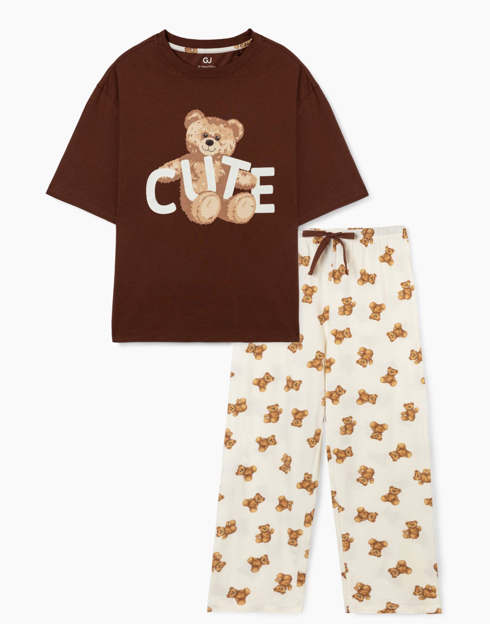 Пижама с медвежатами для девочки-1