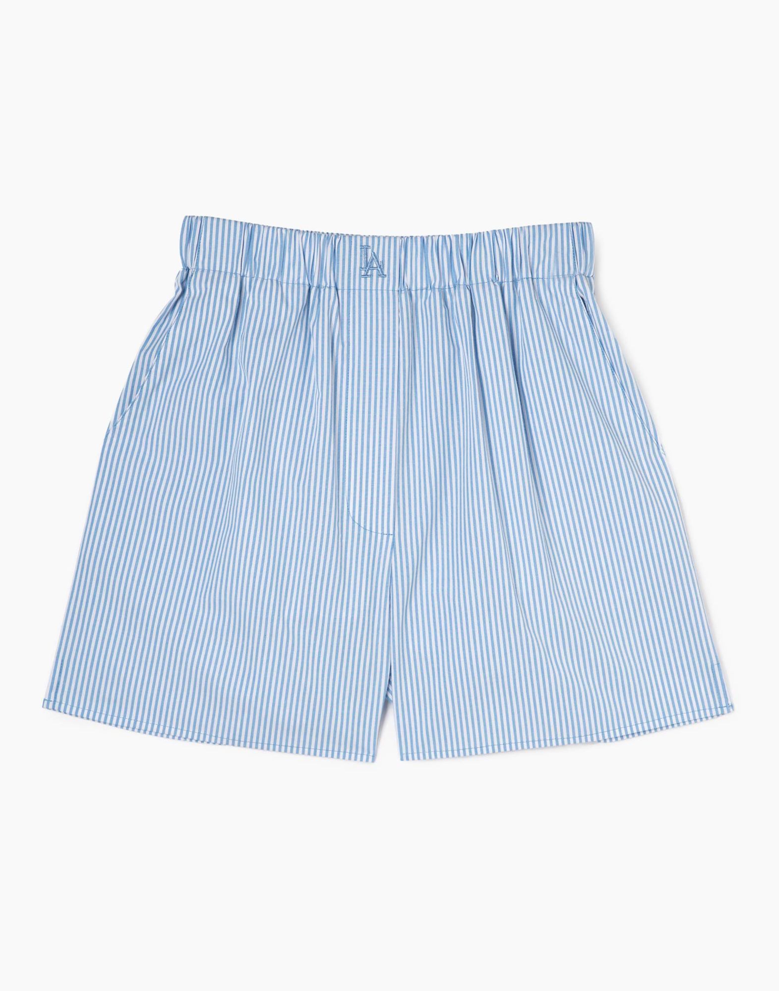 Полосатые шорты Easy Fit с вышивкой LA женские GSH009798-1 купить по ...