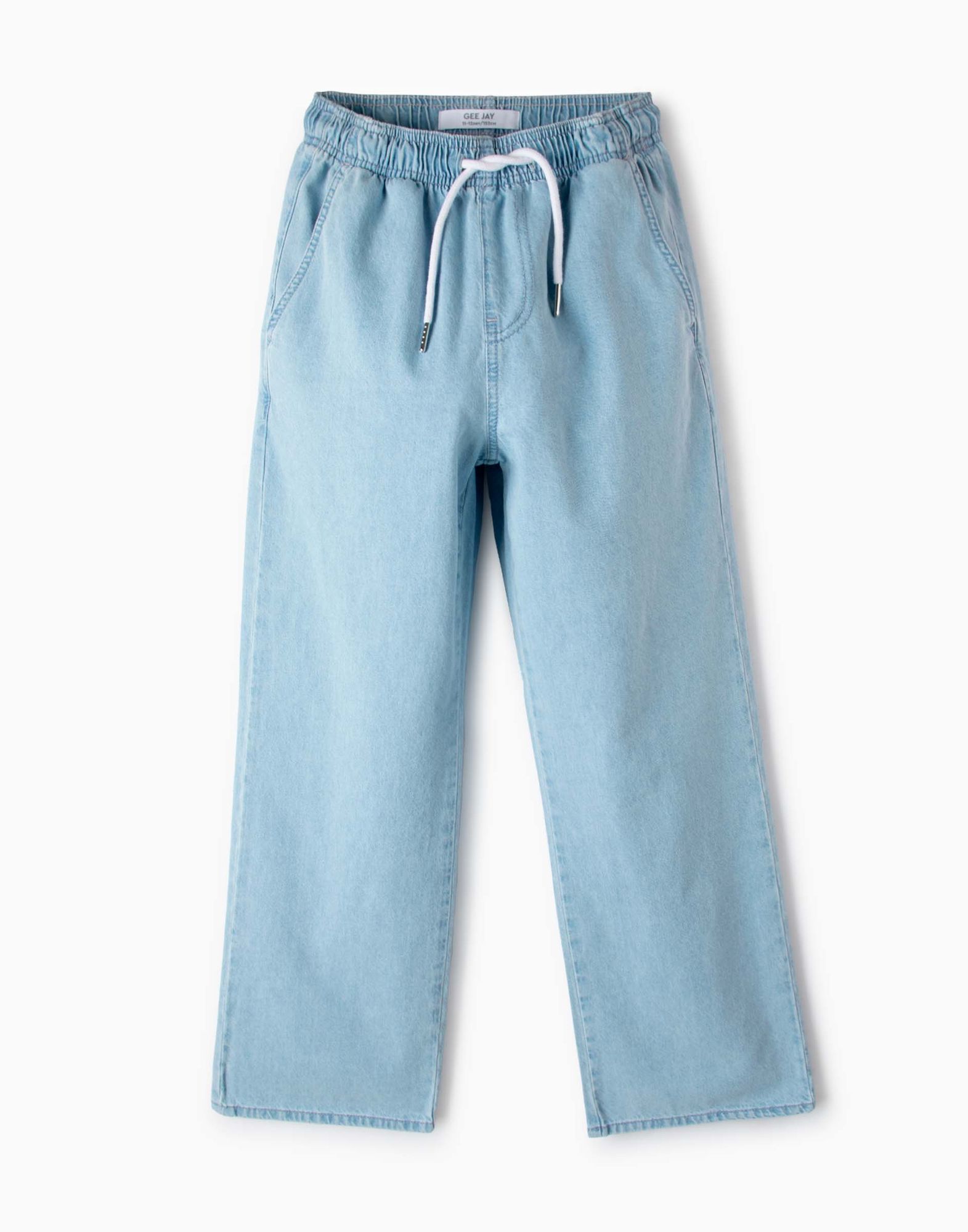 Прямые джинсы Straight на эластичной резинке для мальчика-1
