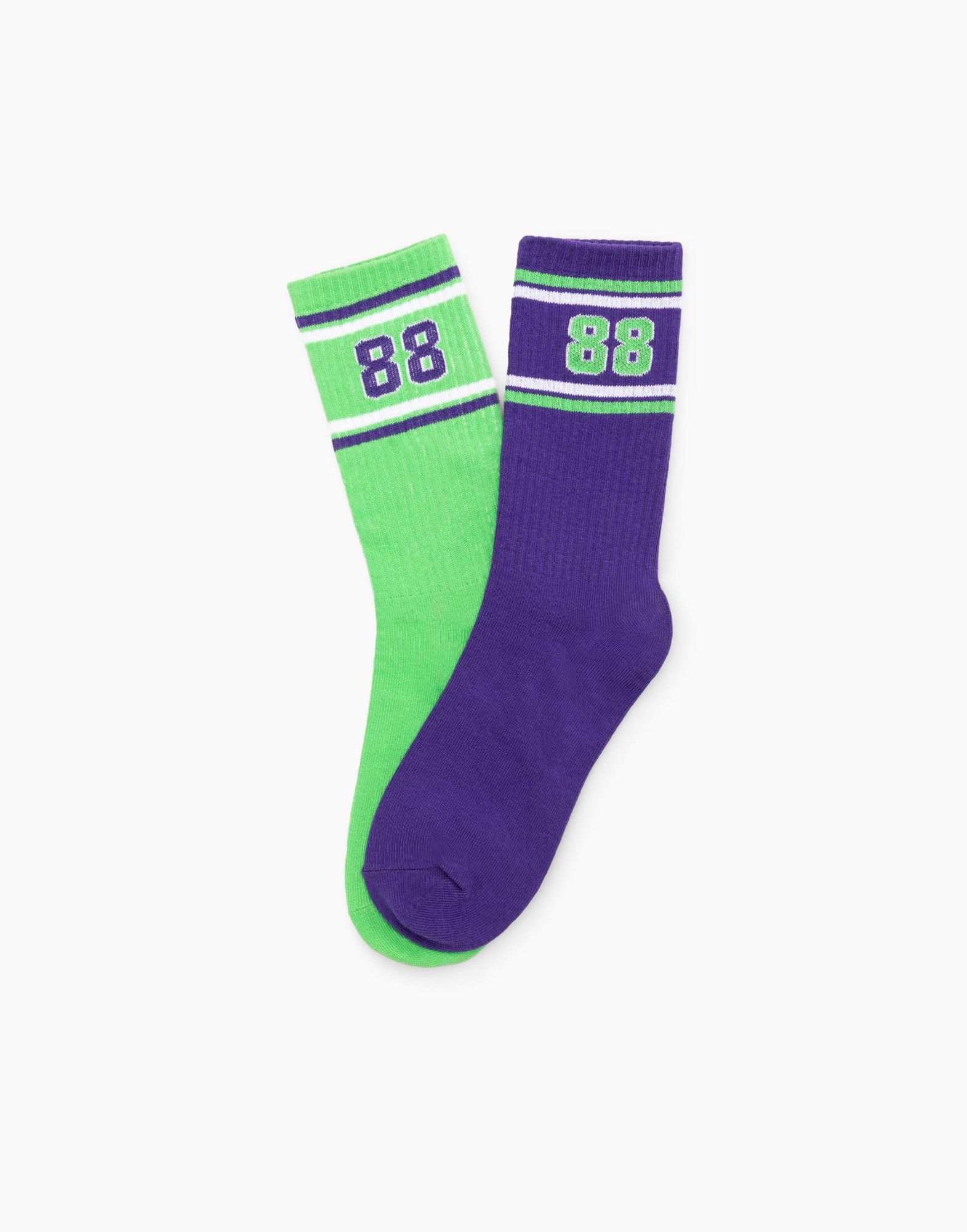 Разноцветный набор носков 2 пары-1