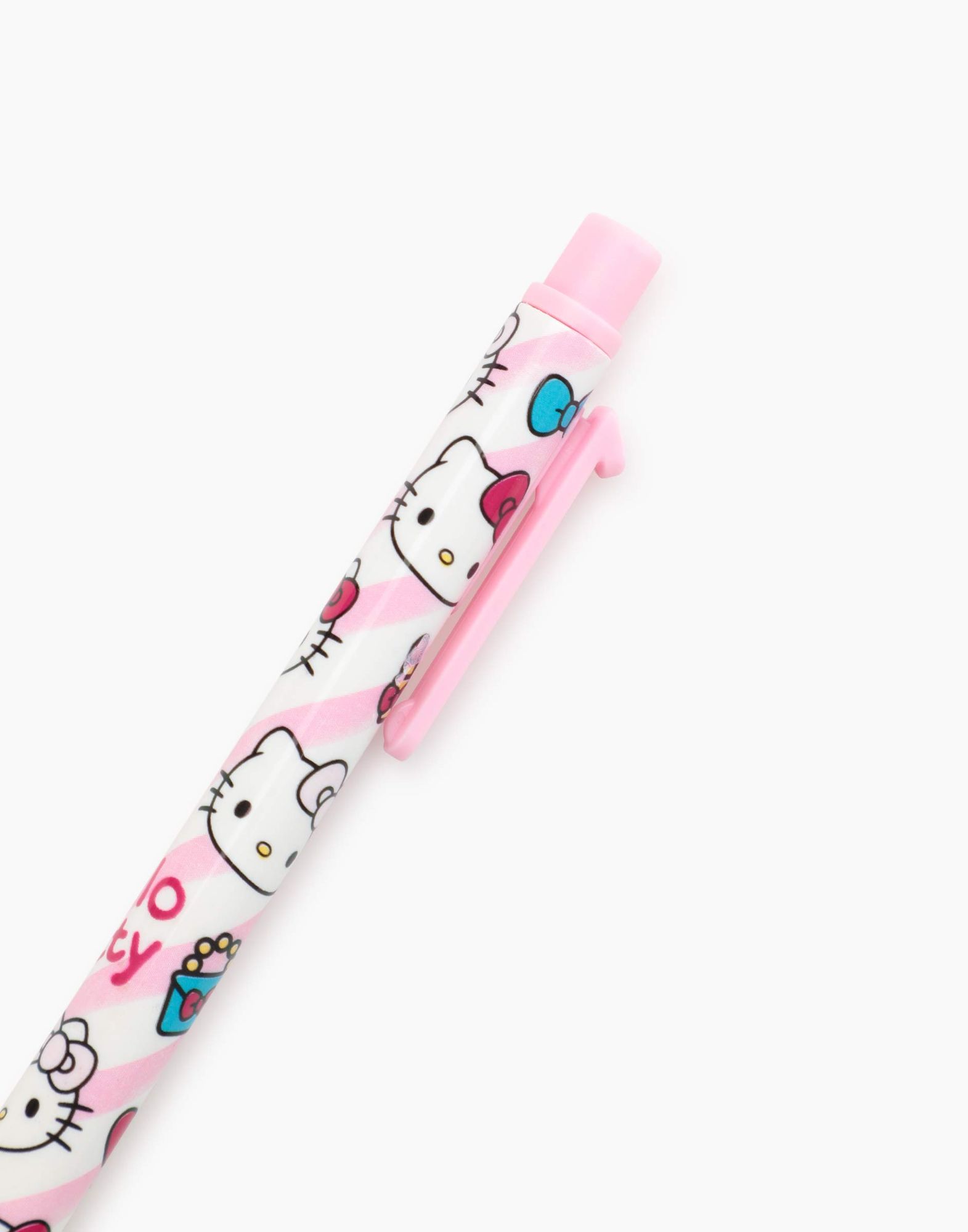 Розовая автоматическая ручка Hello Kitty для девочки-1