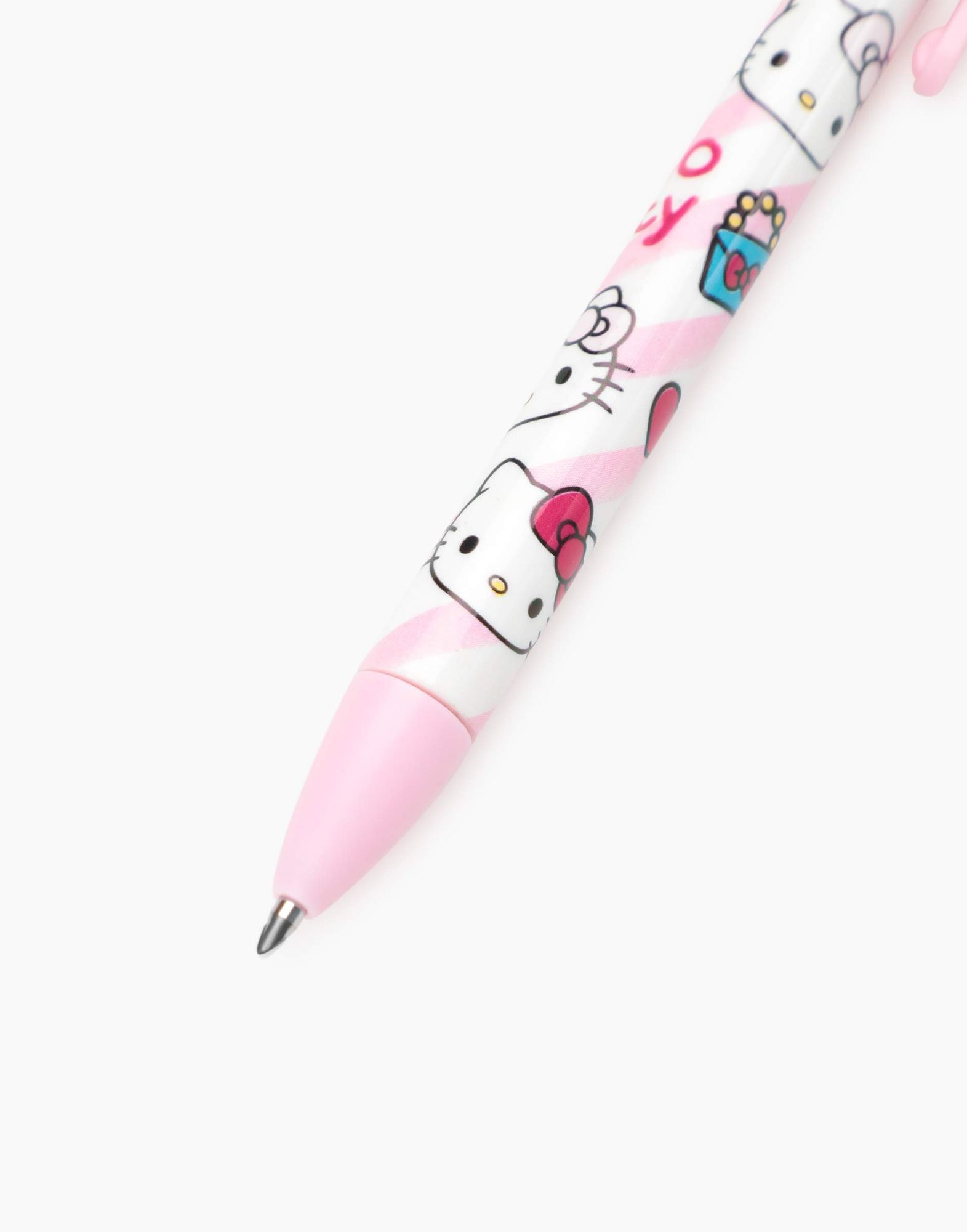 Розовая автоматическая ручка Hello Kitty для девочки-2