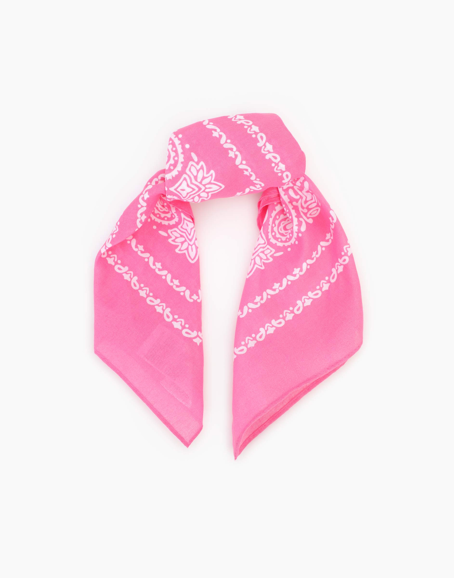 Розовая бандана с узором пейсли GAS014156-2 купить по цене от 69 рублей ...