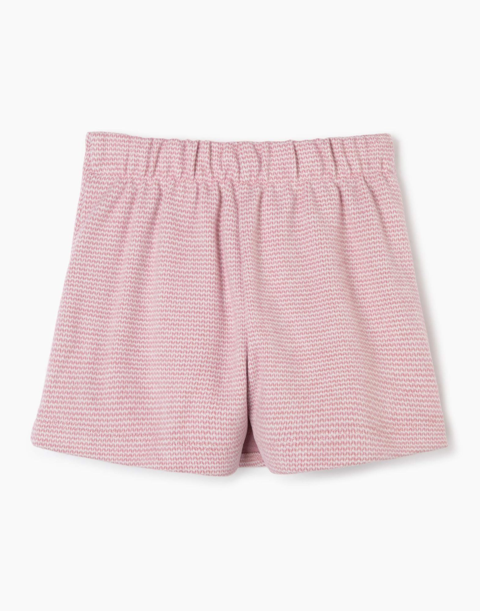 Розовая юбка-шорты для девочки-1