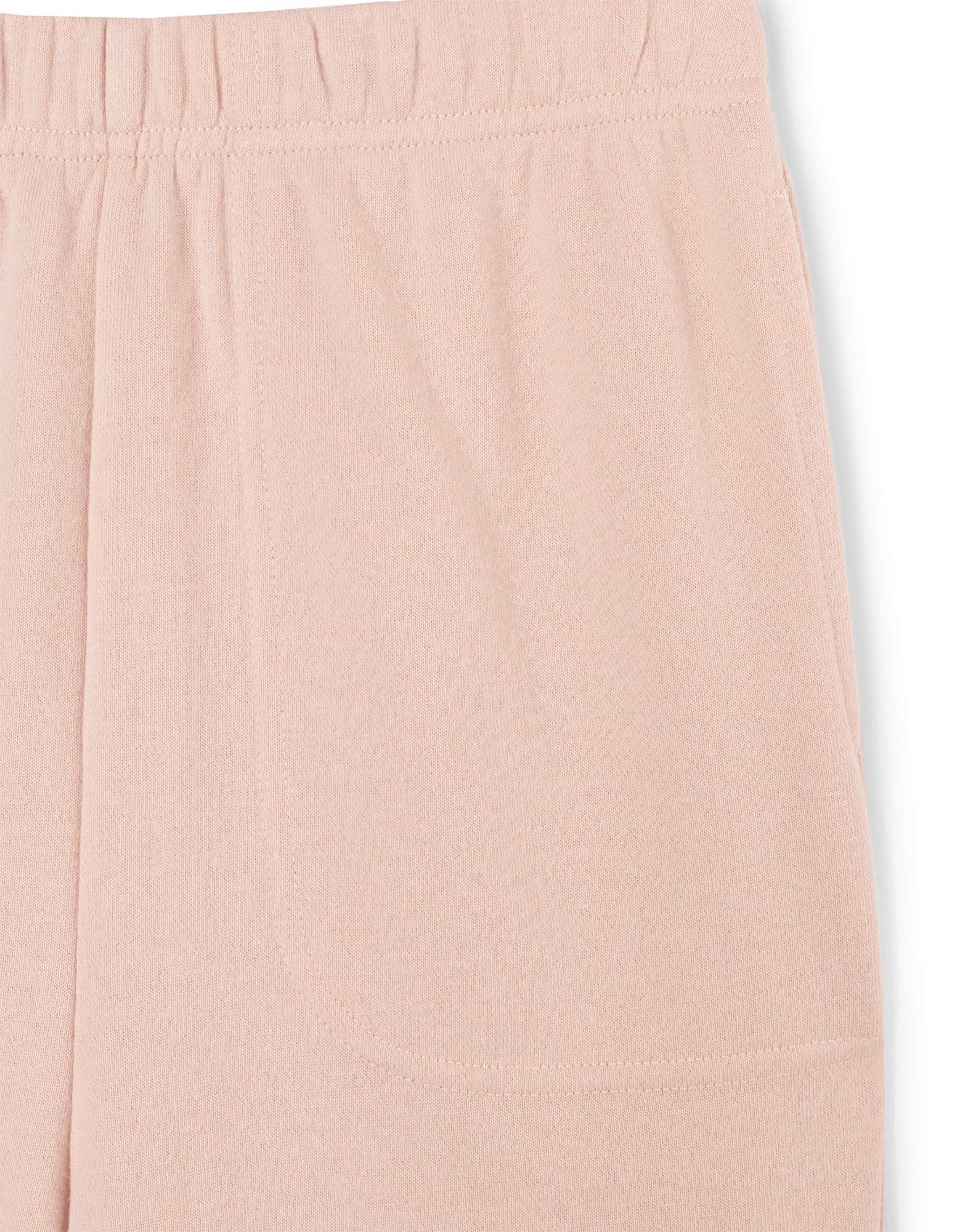 Розовые домашние брюки для девочки-3