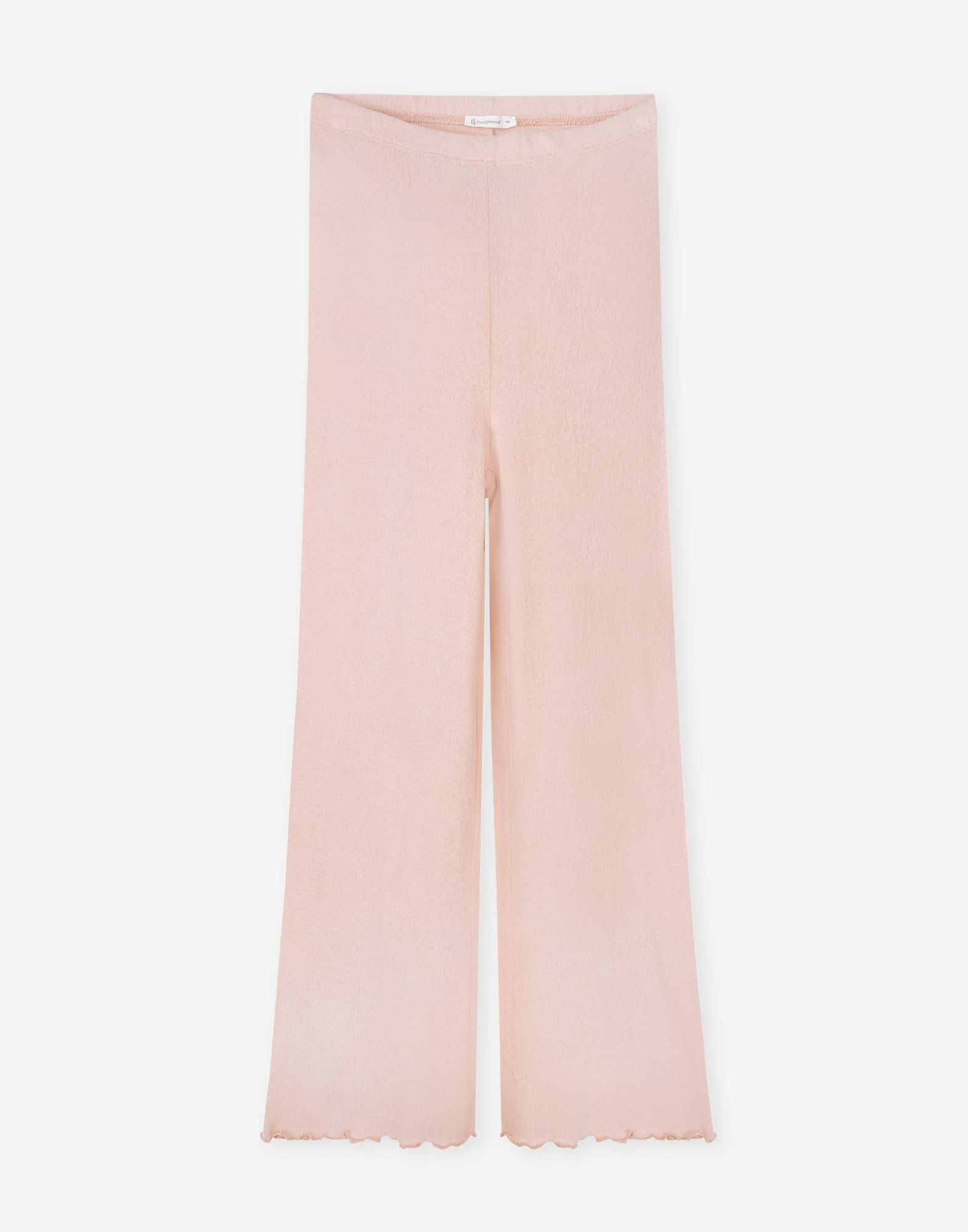 Розовые домашние брюки-кюлоты-6