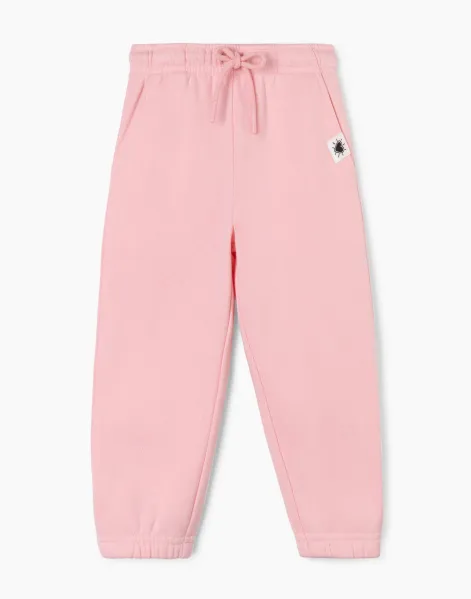 Розовые спортивные брюки Jogger для девочки-0