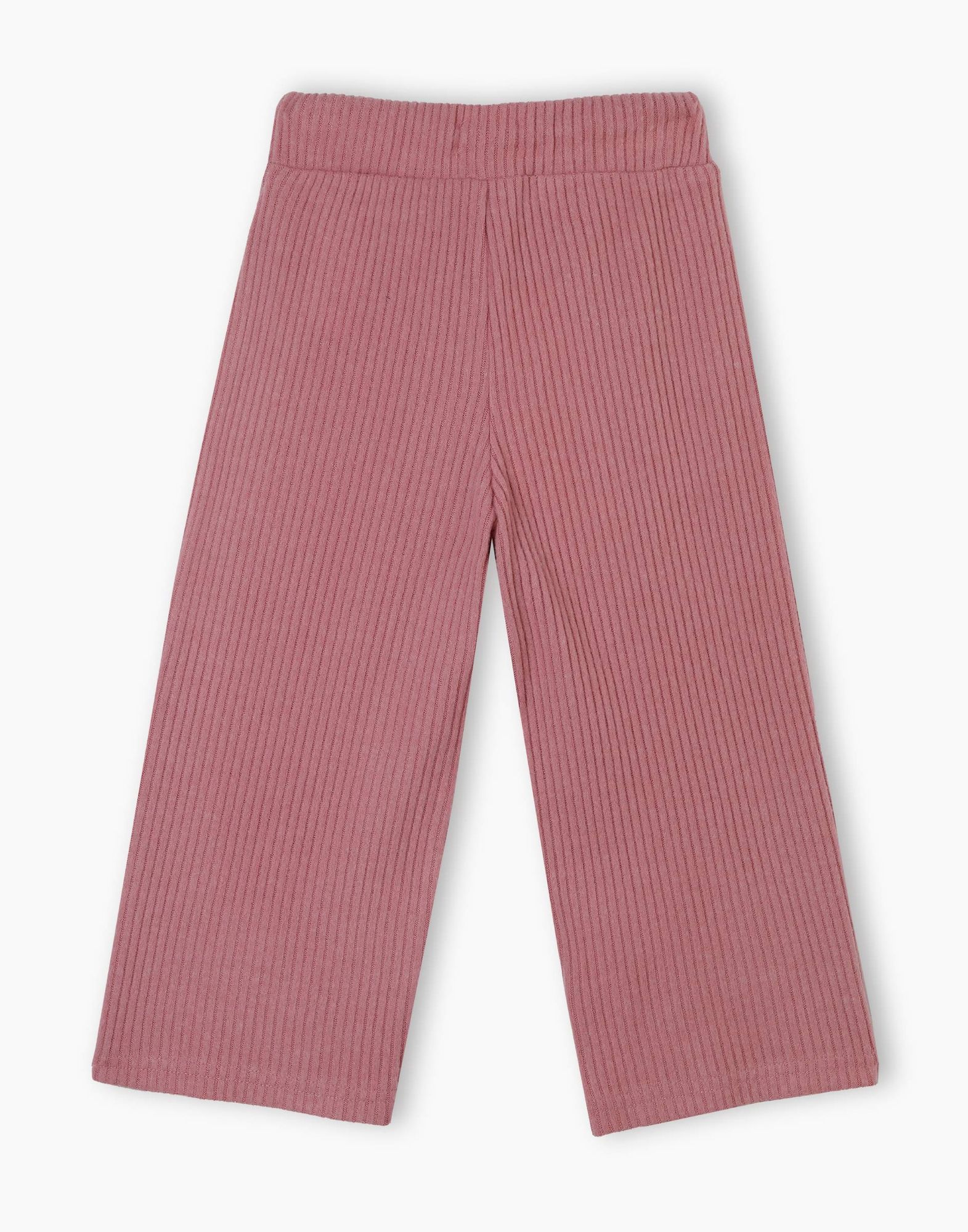 Розовые спортивные брюки Wide Leg для девочки-1