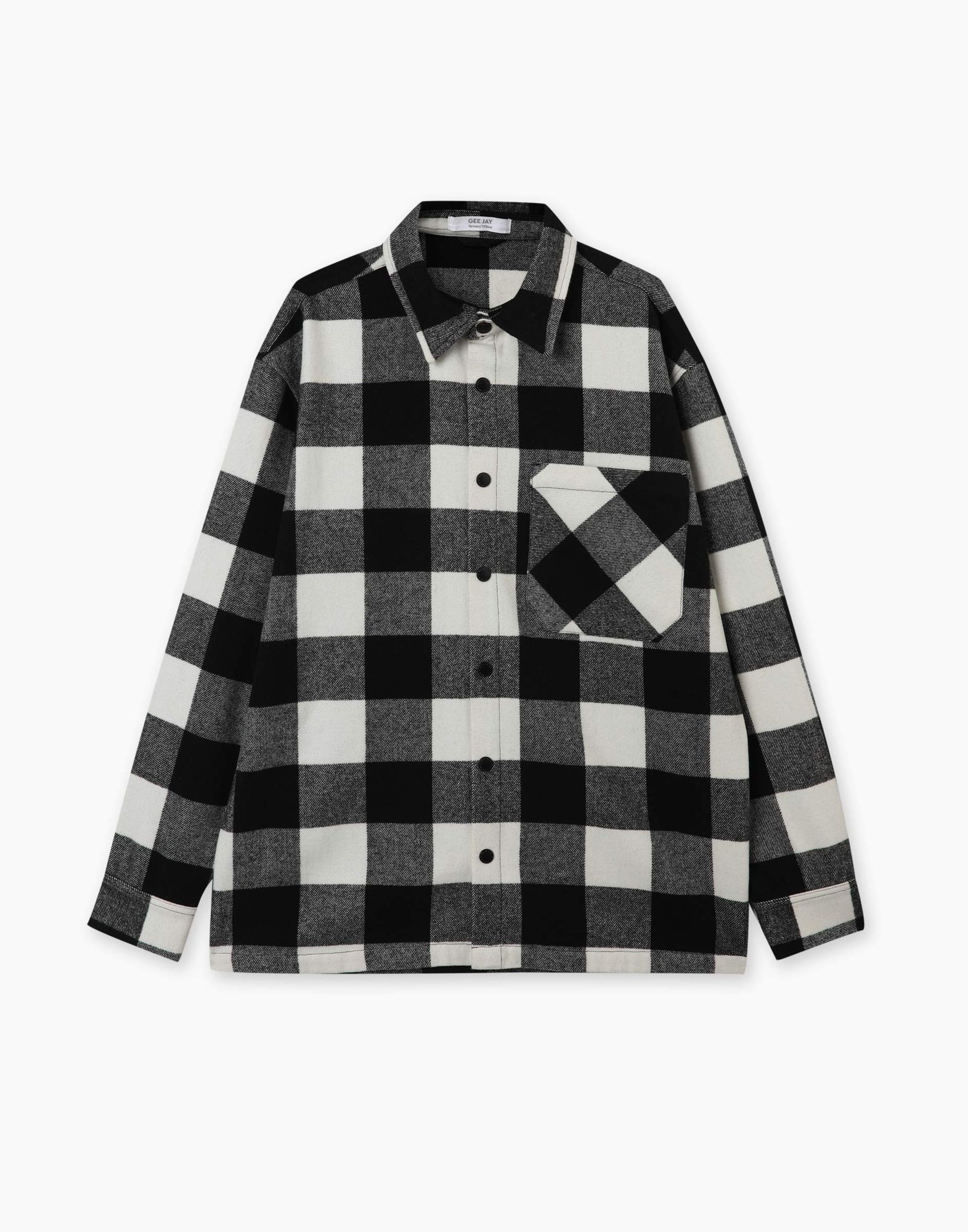 Рубашка oversize в клетку для мальчика-2