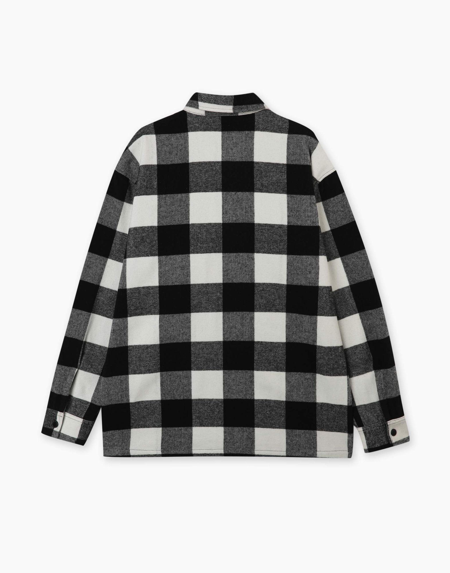 Рубашка oversize в клетку для мальчика-3