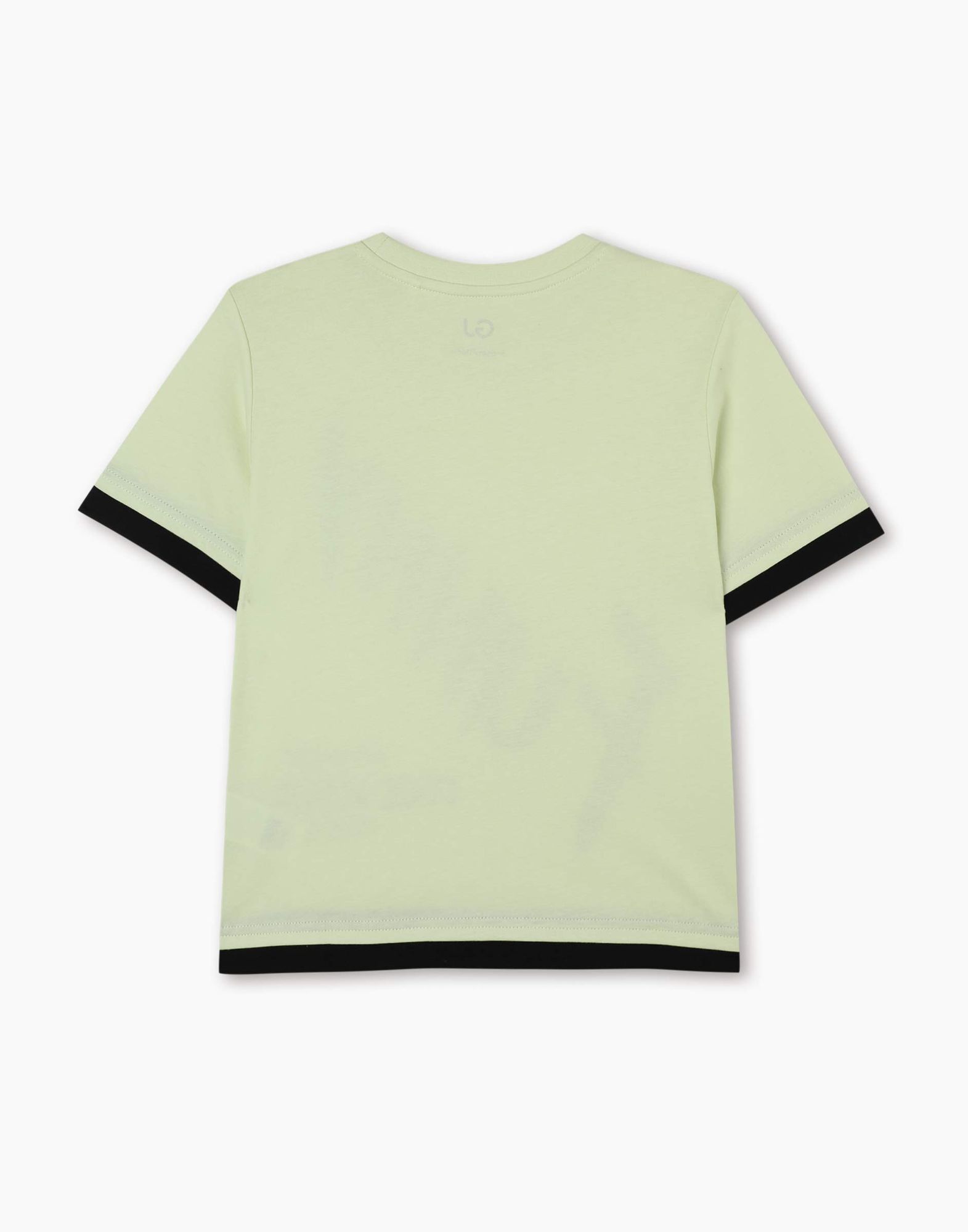 Салатовая футболка с принтом для мальчика-2