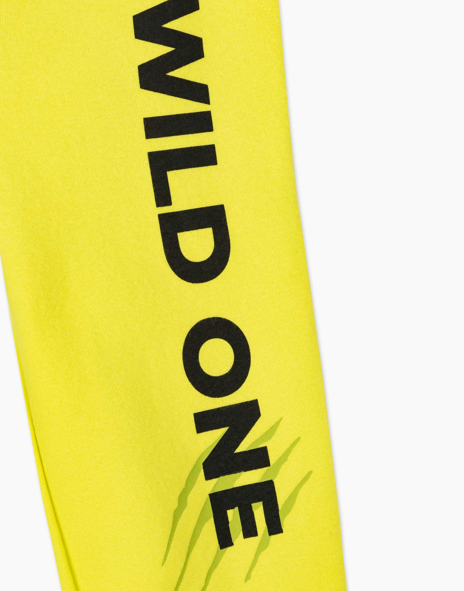 Салатовые брюки Jogger с принтом Wild one для мальчика-3