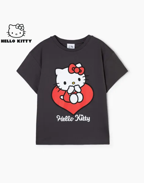 Hello kitty t-shirts  Черная майка, Футболки, Футболки для девочек