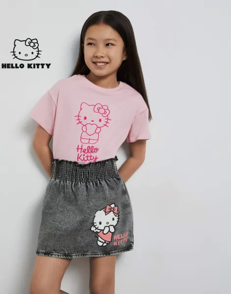 Серая юбка из коллекции Hello Kitty для девочки-0