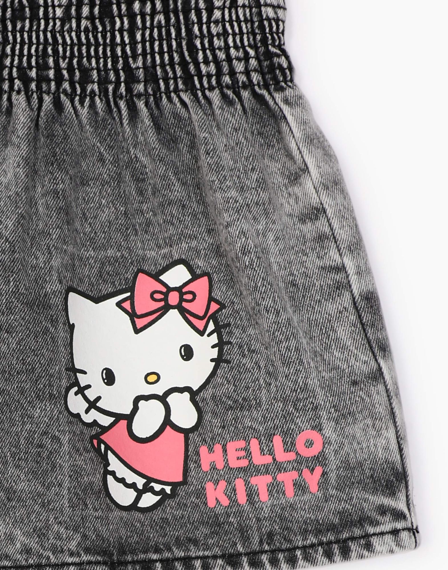 Серая юбка из коллекции Hello Kitty для девочки-3