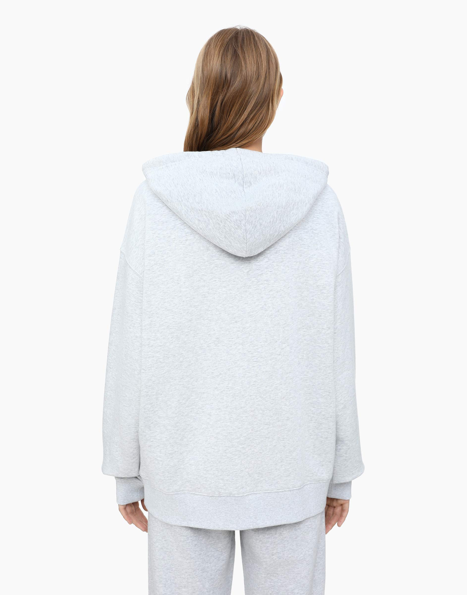 Серое худи oversize с принтом Memories GAC021421-2 undefined