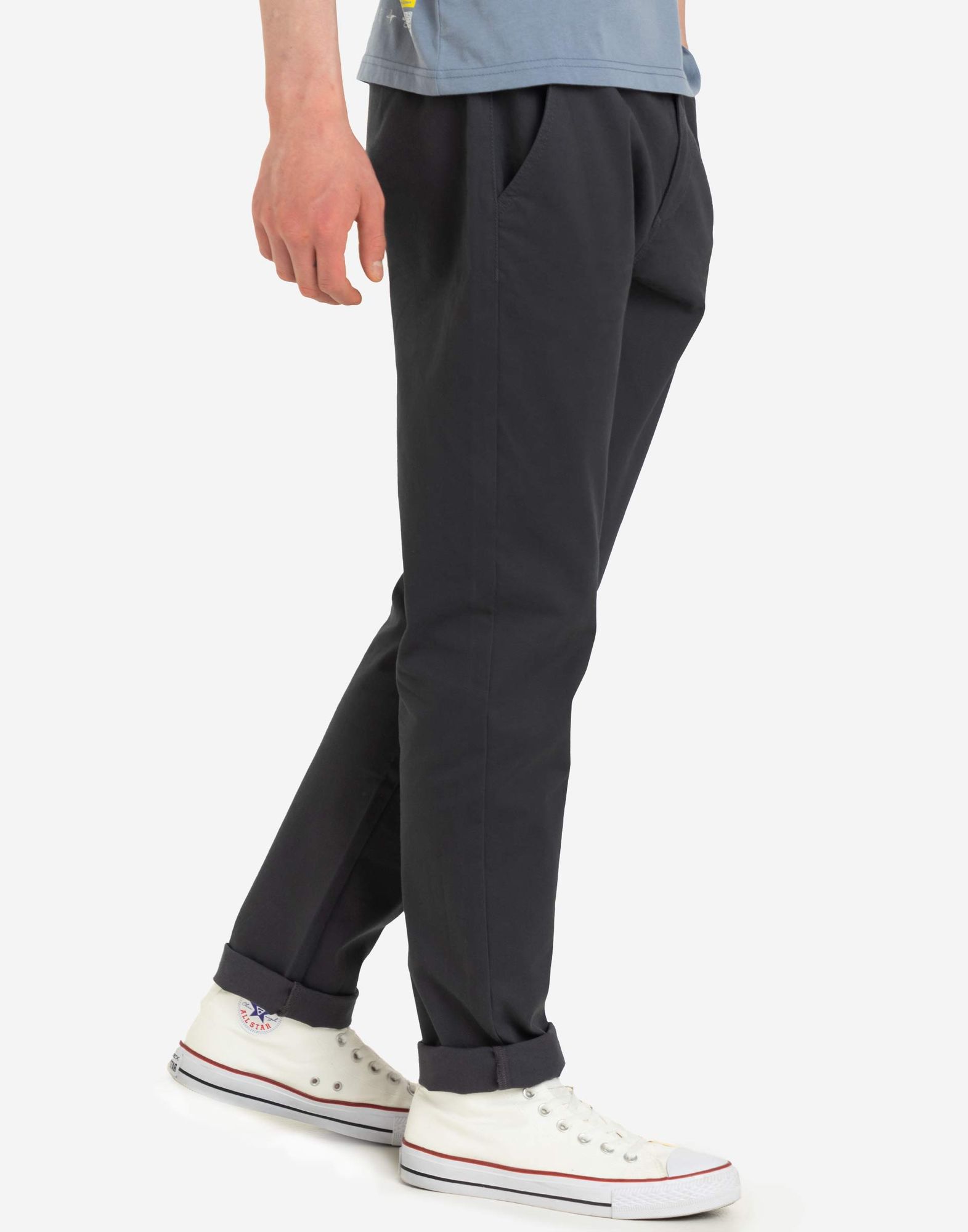Серые брюки Chinos Slim -3