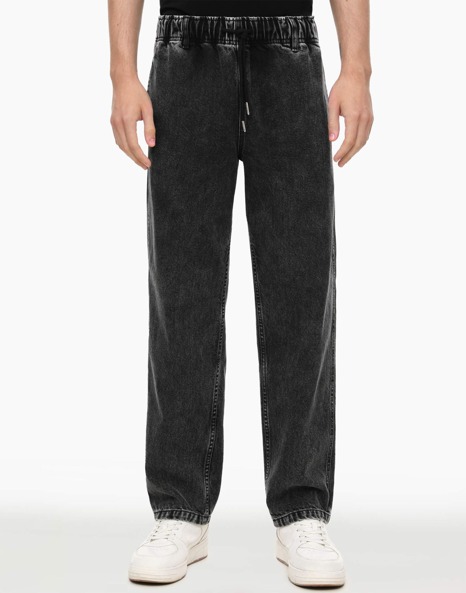 Серые джинсы Easy fit-1