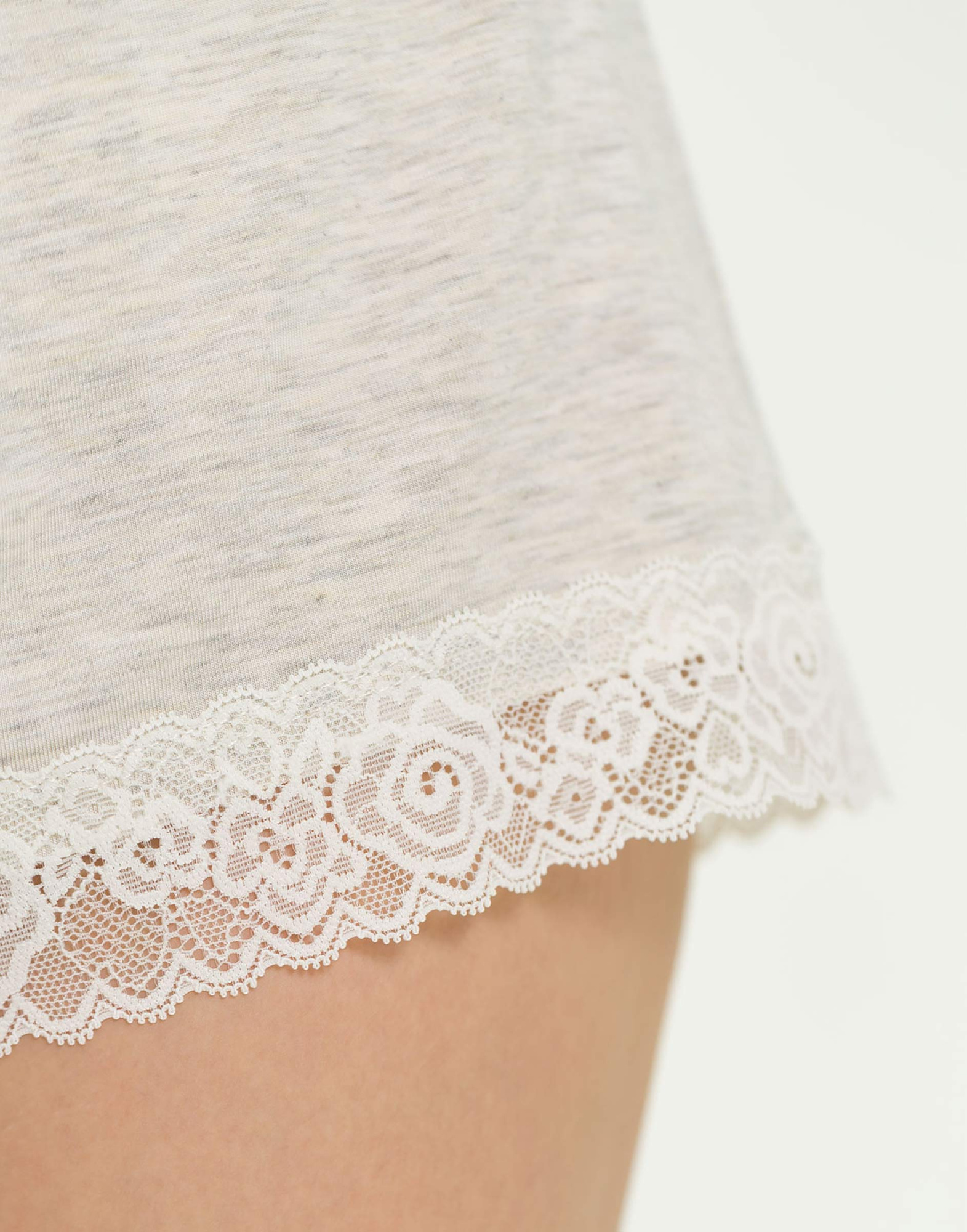 Серые пижамные шорты-4