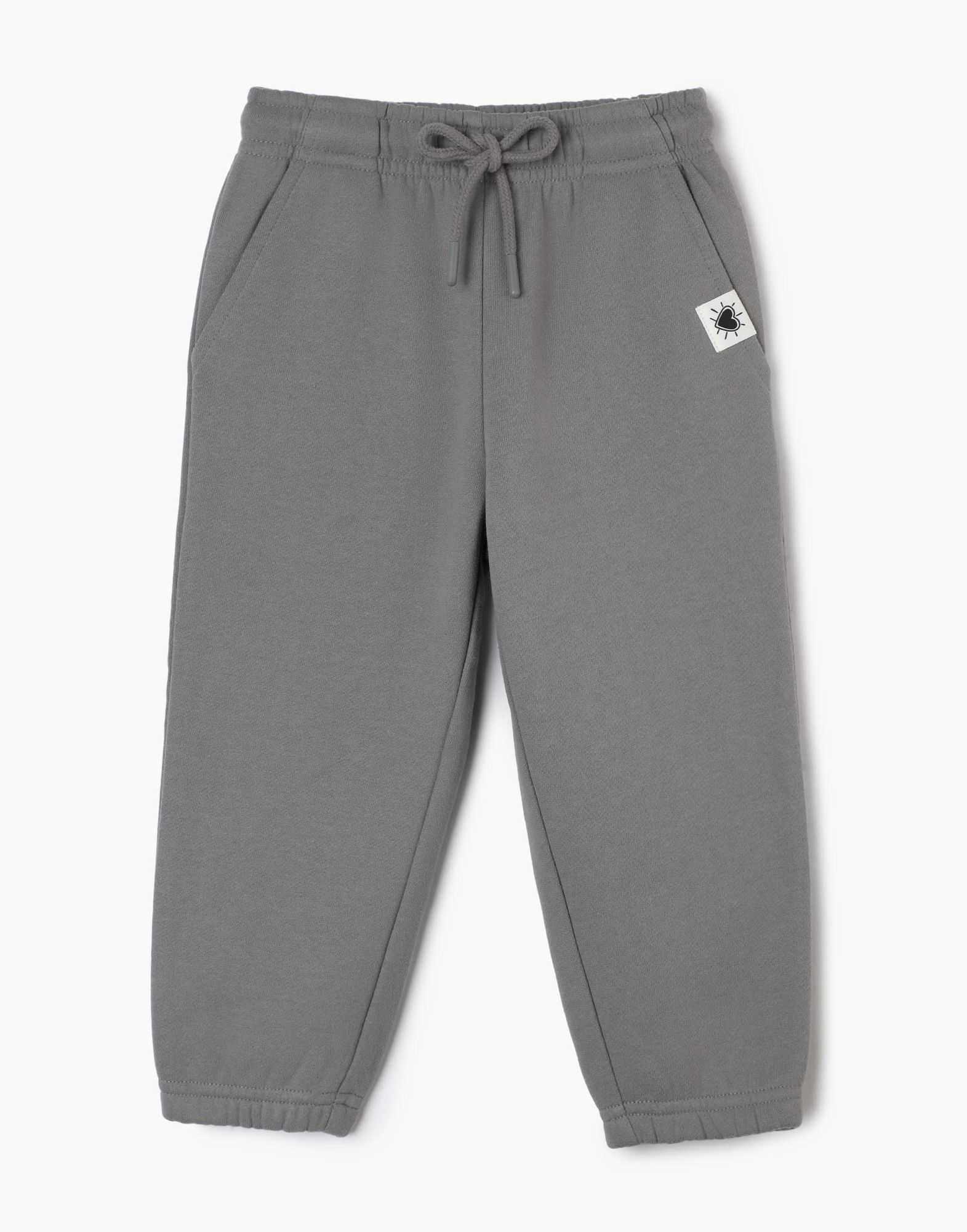 Серые спортивные брюки Jogger для девочки-0
