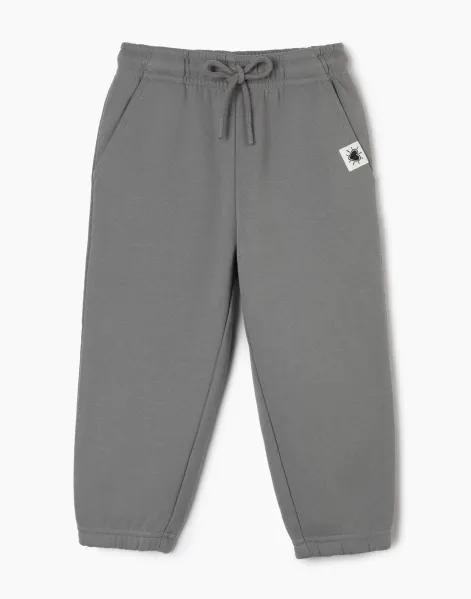 Серые спортивные брюки Jogger для девочки-0