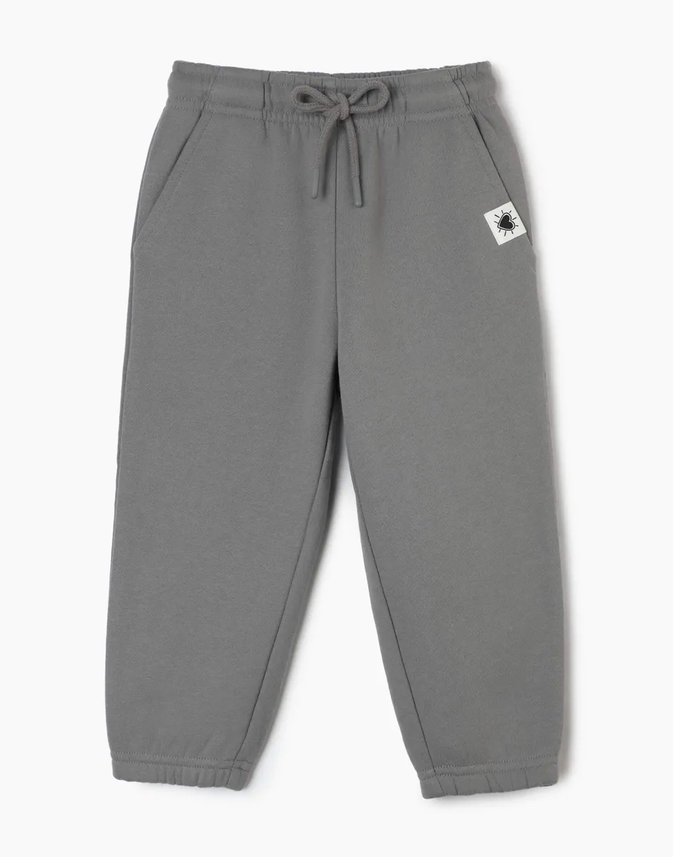 Серые спортивные брюки Jogger для девочки-0