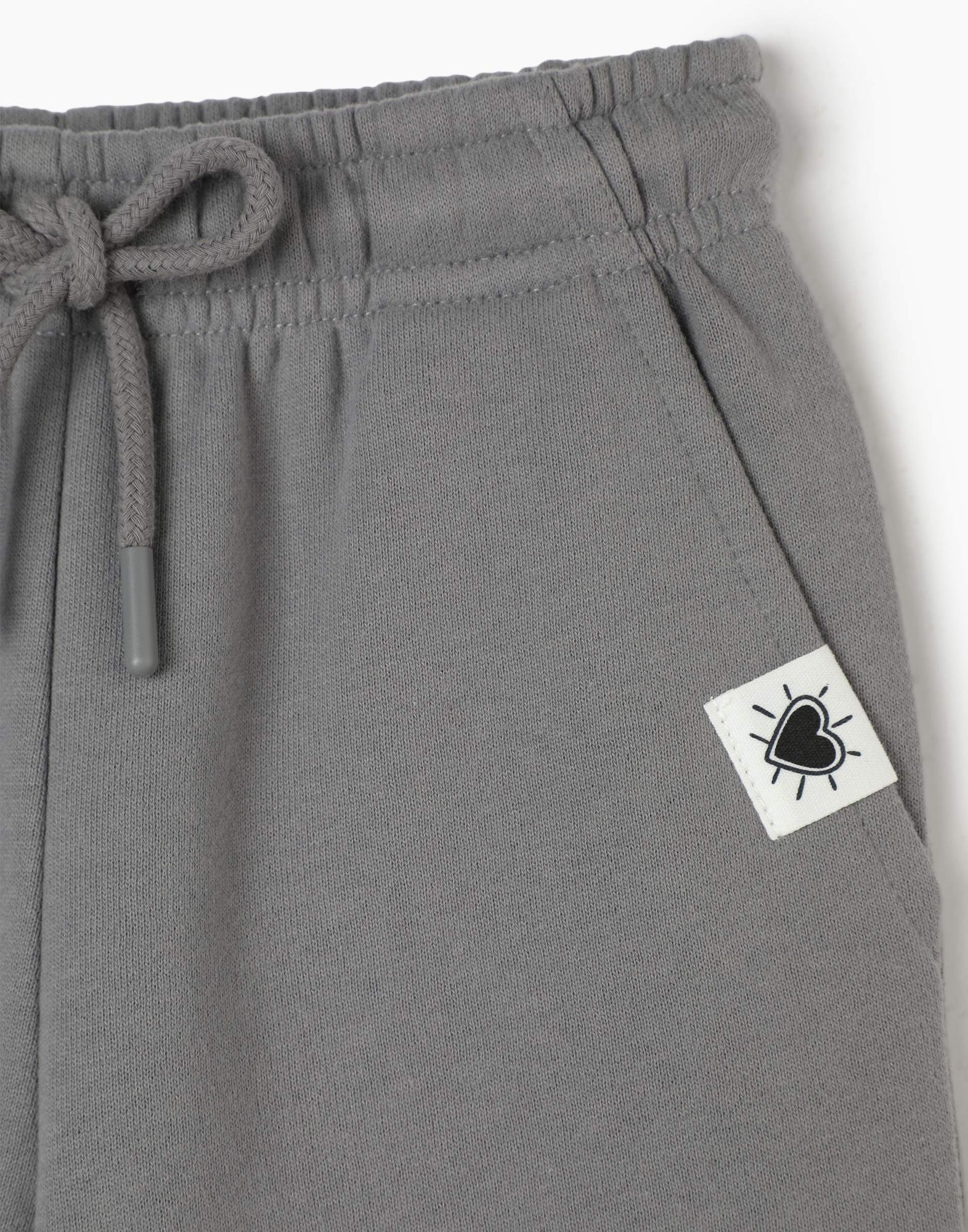 Серые спортивные брюки Jogger для девочки-2