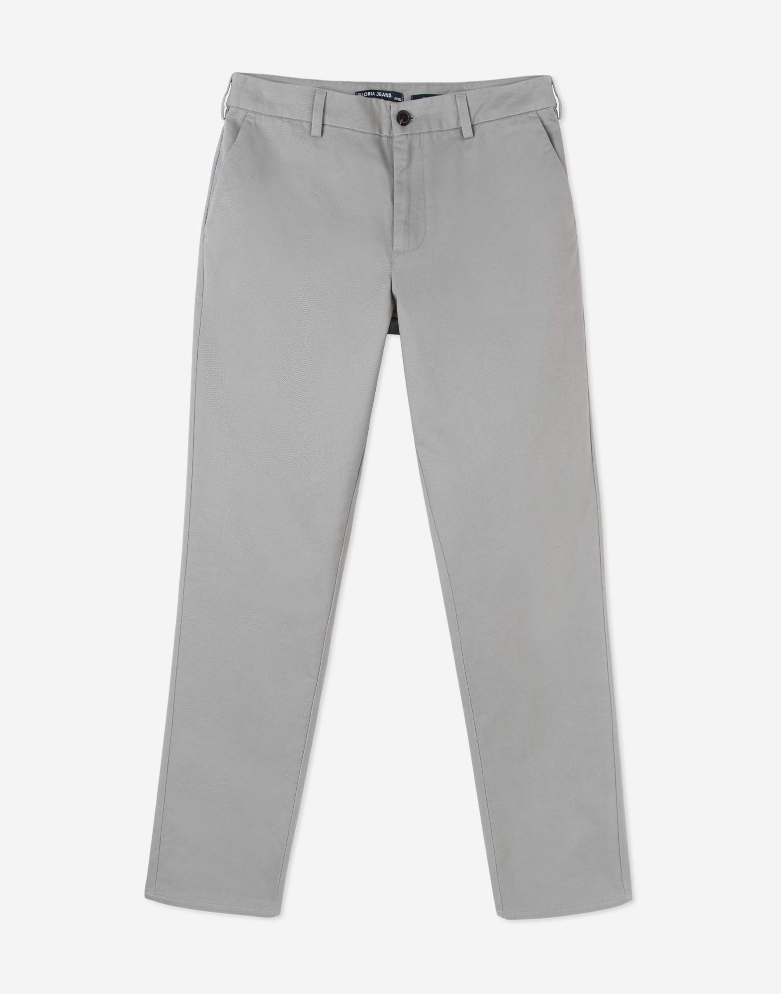 Серые зауженные брюки Slim-5