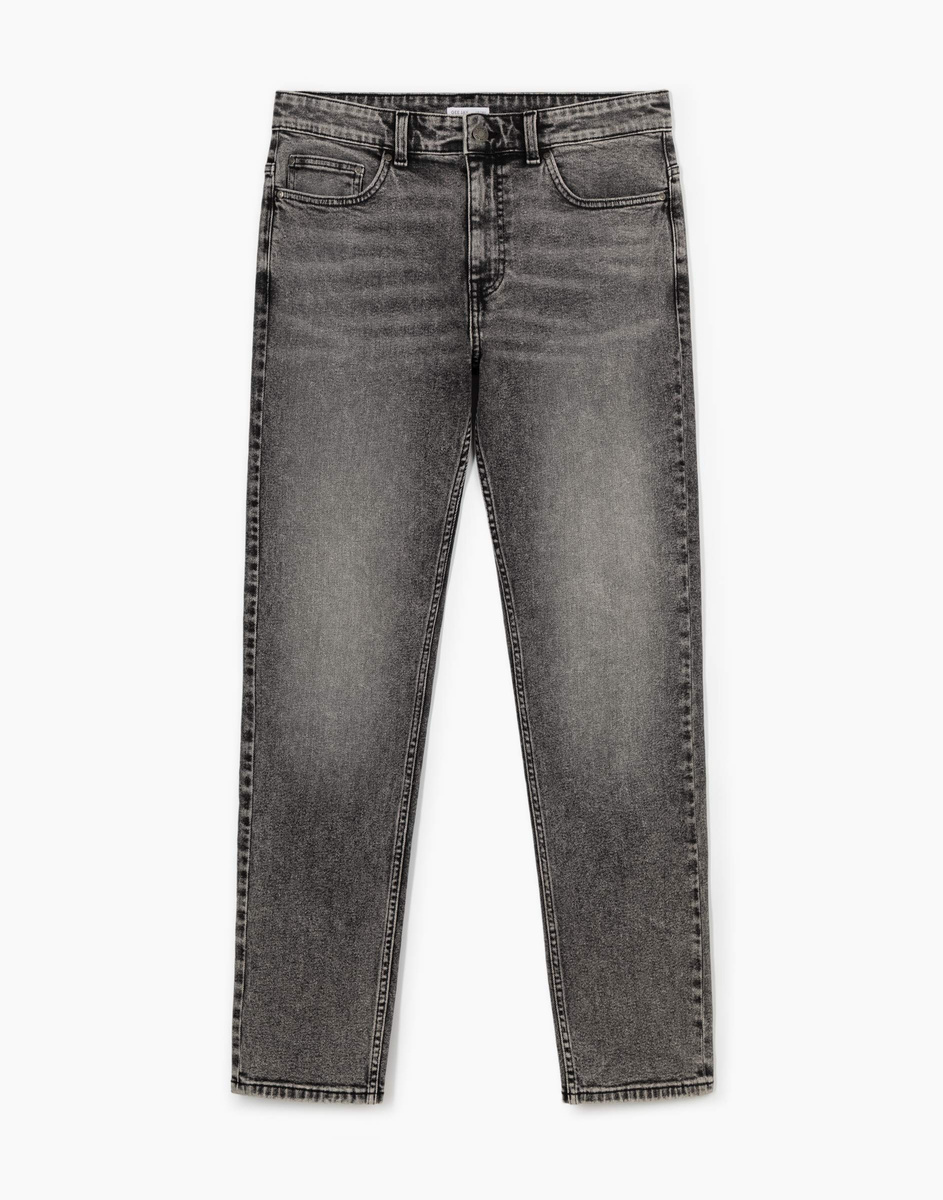 Серые зауженные джинсы BJN017642-1 размер 48