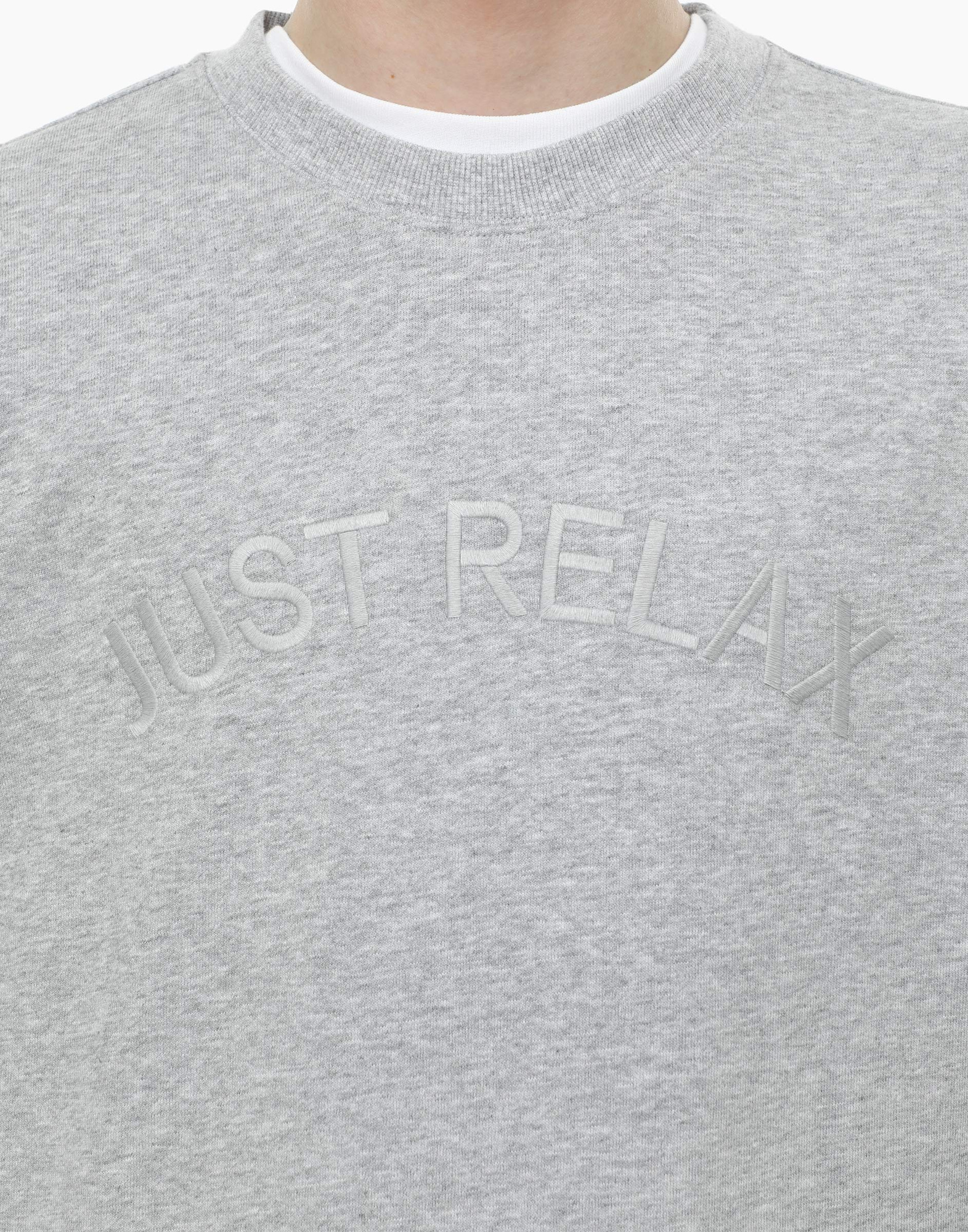 Серый свитшот Standard с вышивкой BAC011345-1 купить по цене от 799 ...