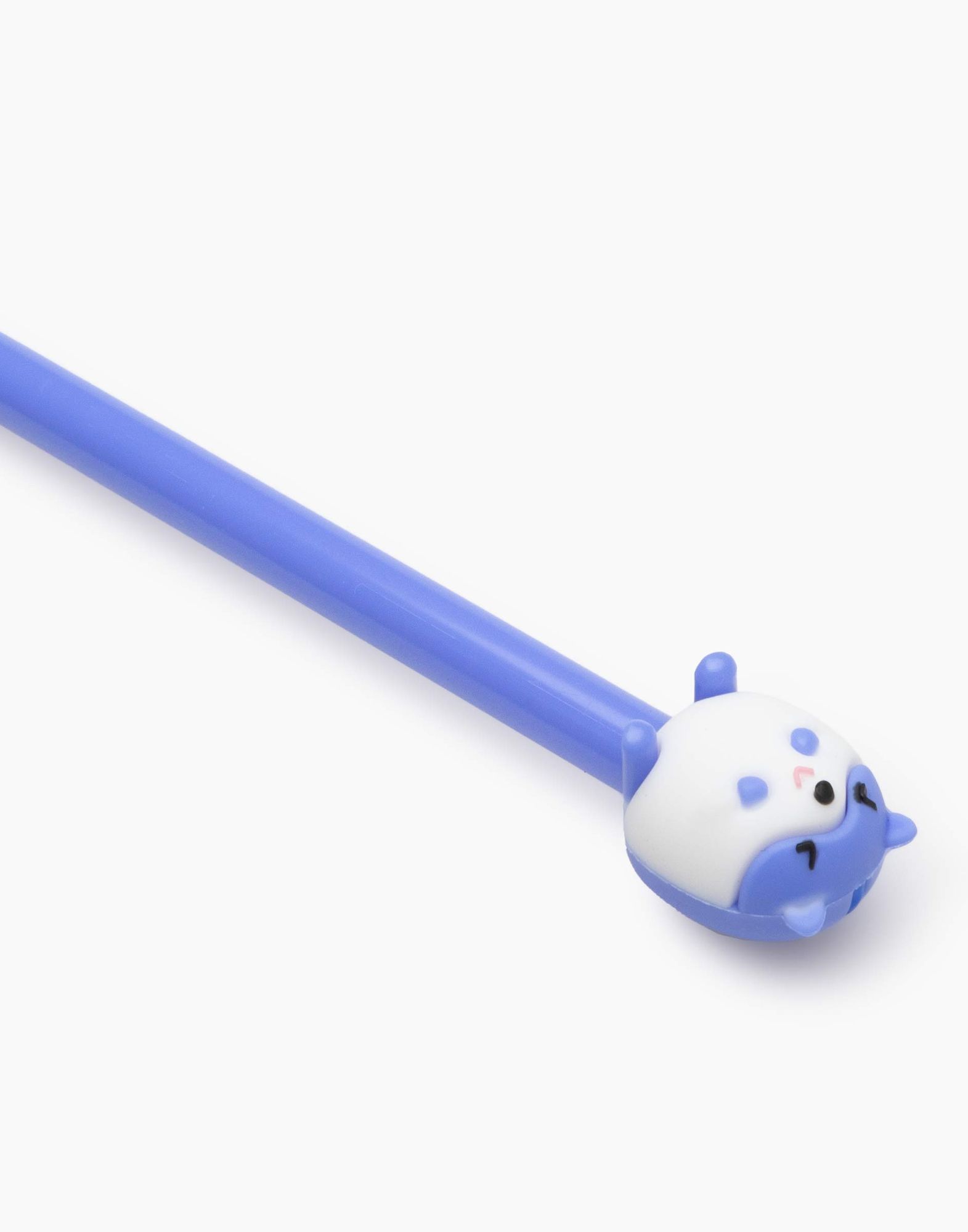 Синяя гелевая ручка-1