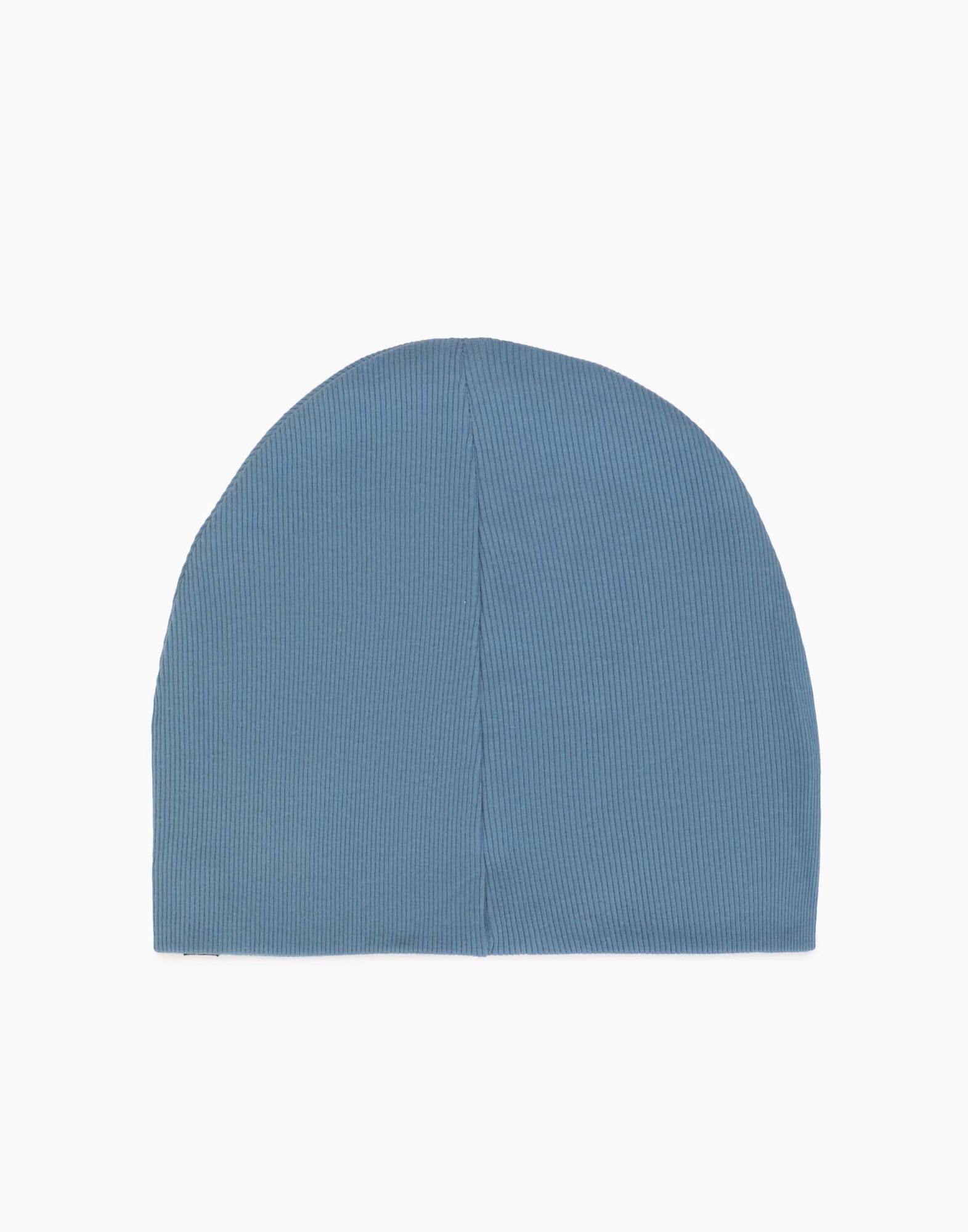 Синяя шапка с нашивкой для мальчика-1