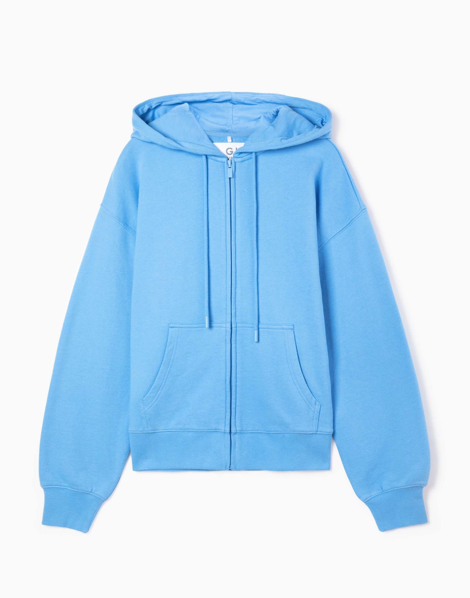 Синяя толстовка oversize-5