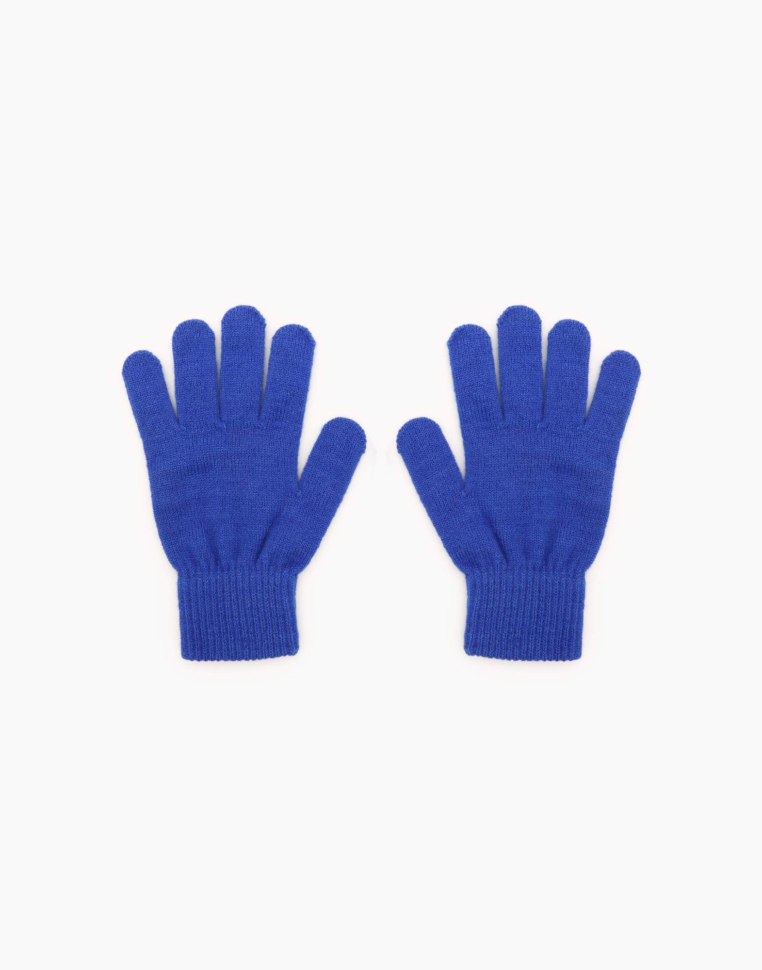 Синие перчатки для мальчика-1