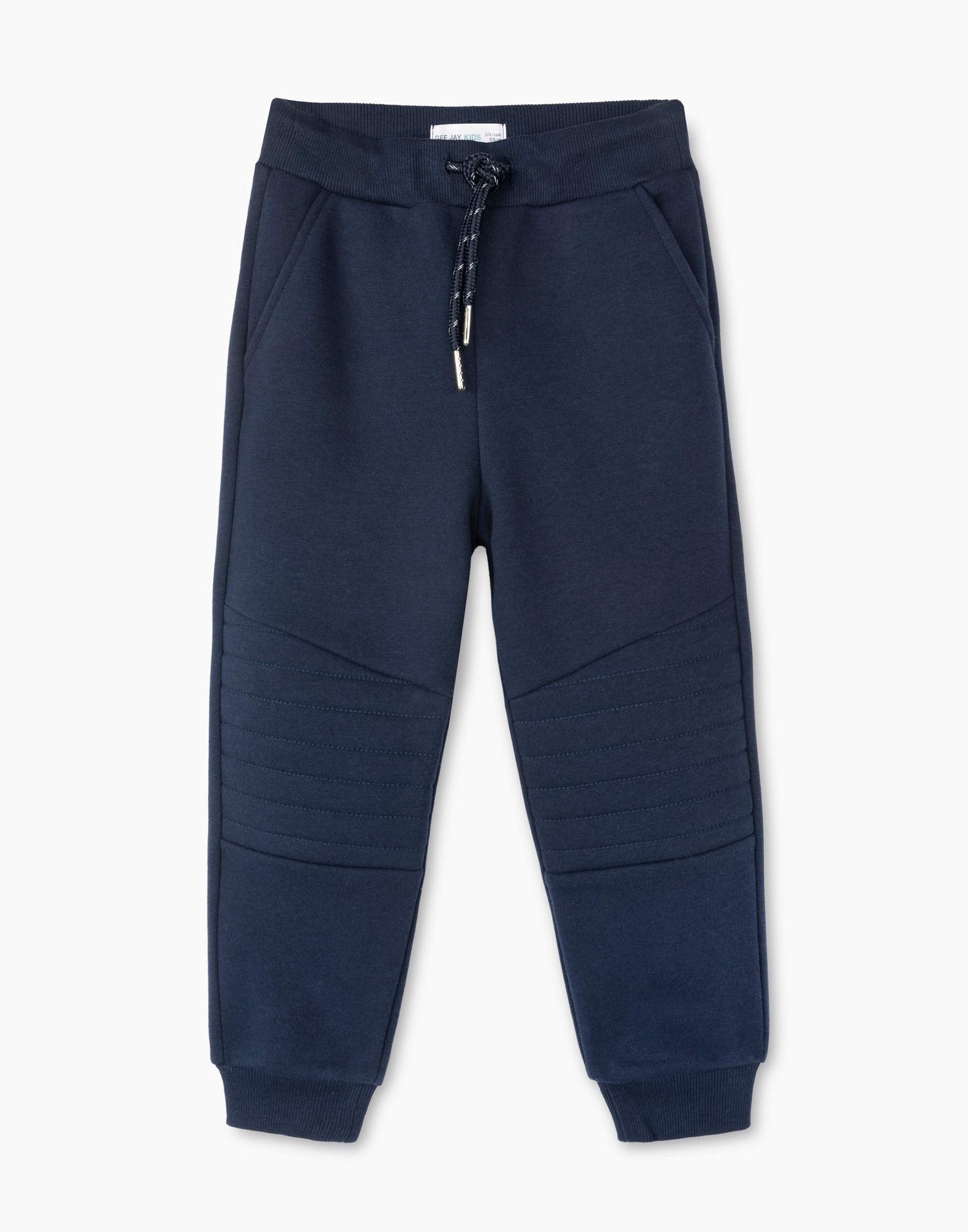 Синие спортивные брюки Jogger со вставками для мальчика-0