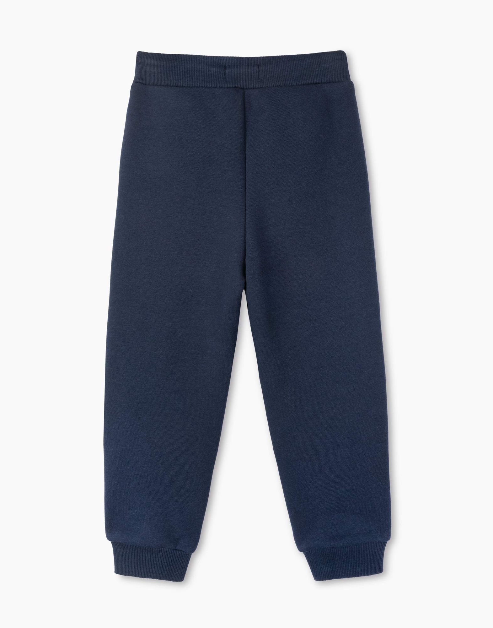 Синие спортивные брюки Jogger со вставками для мальчика-1