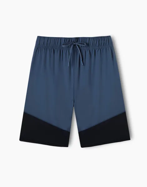 Синие спортивные шорты Bermudas-0