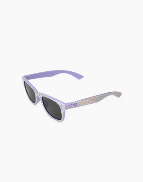 Сиреневые очки Wayfarer для девочки-0